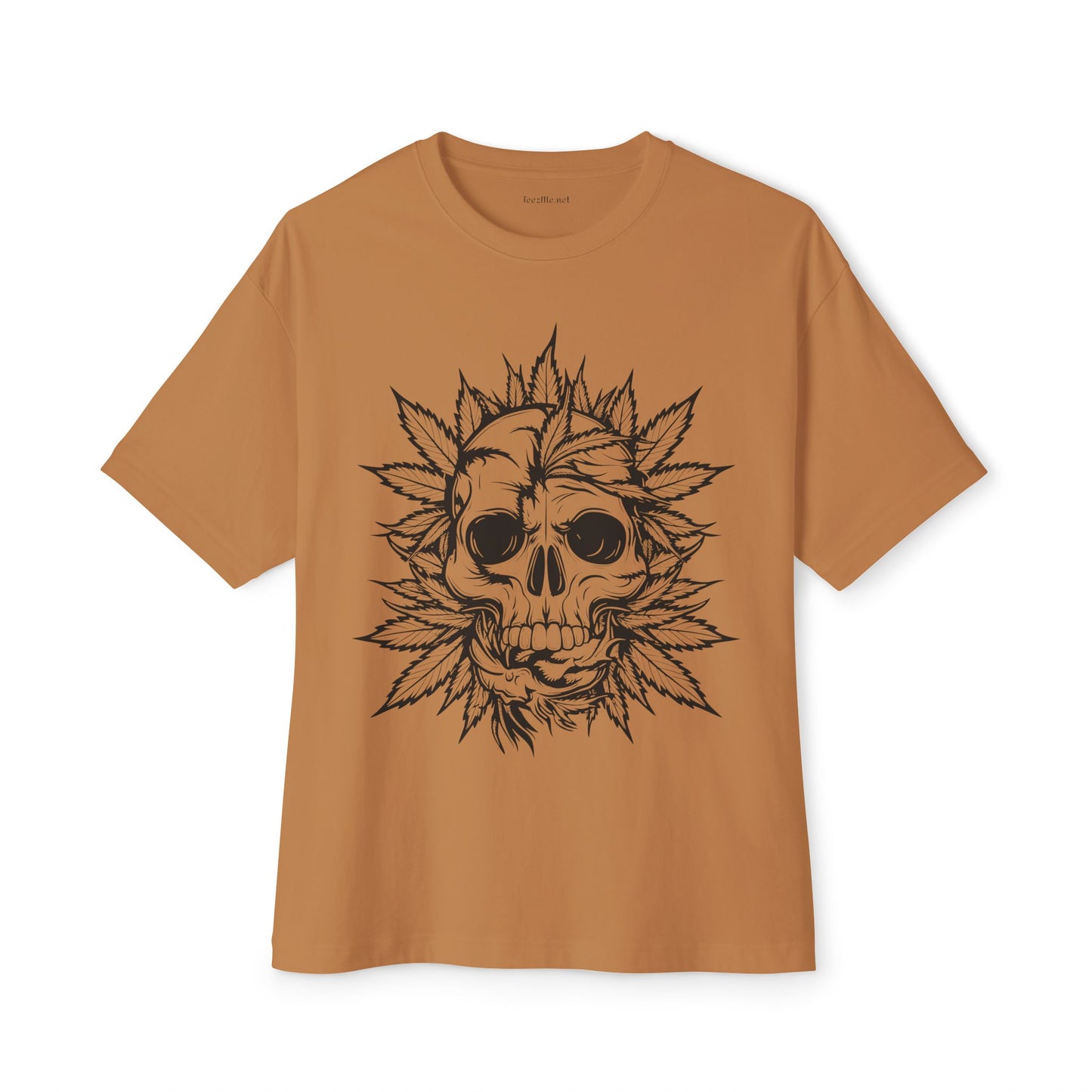 Weed Skull - Unisex Oversized Boxy Tee
