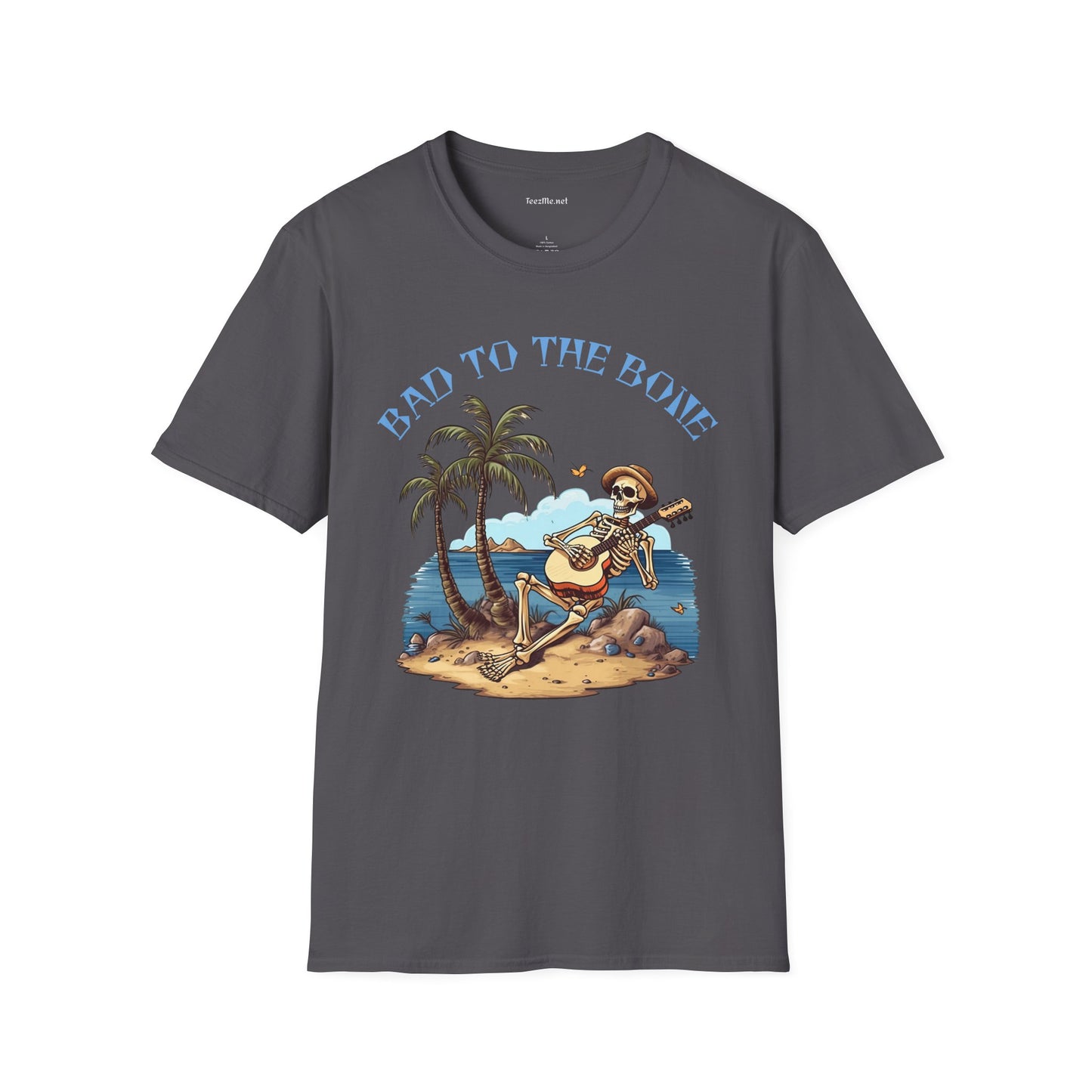Bad to the Bone Unisex Softstyle T-Shirt 100% Cotton Graphic