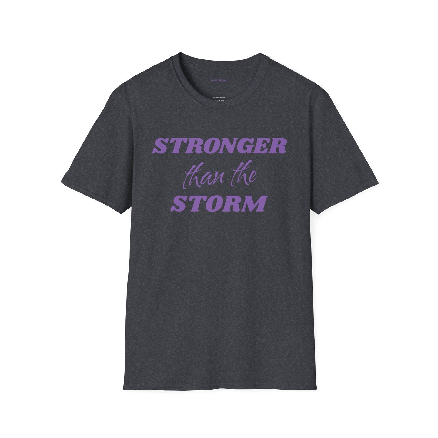 Stronger than the Storm Unisex Softstyle T-Shirt 100% Cotton Graphic