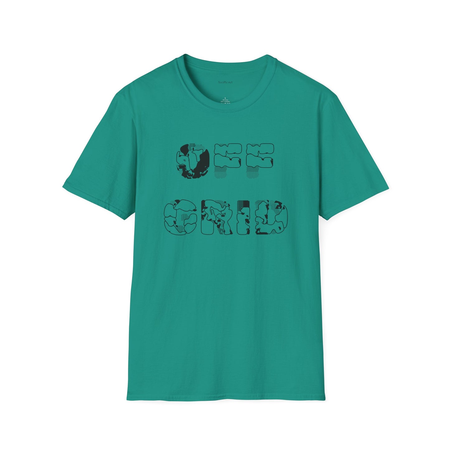 OFF GRID - Unisex Softstyle T-Shirt 100% Cotton Graphic