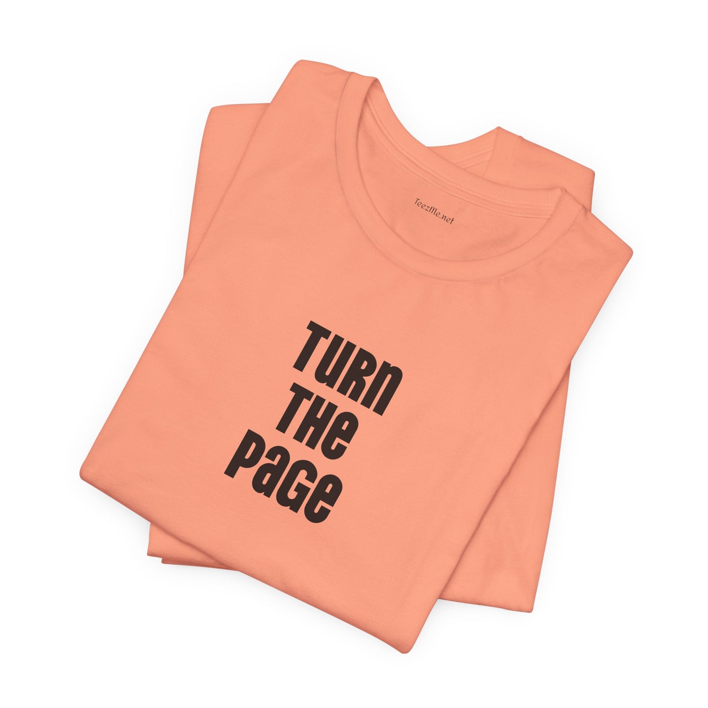 Turn the Page - Unisex Jersey Short Sleeve Tee