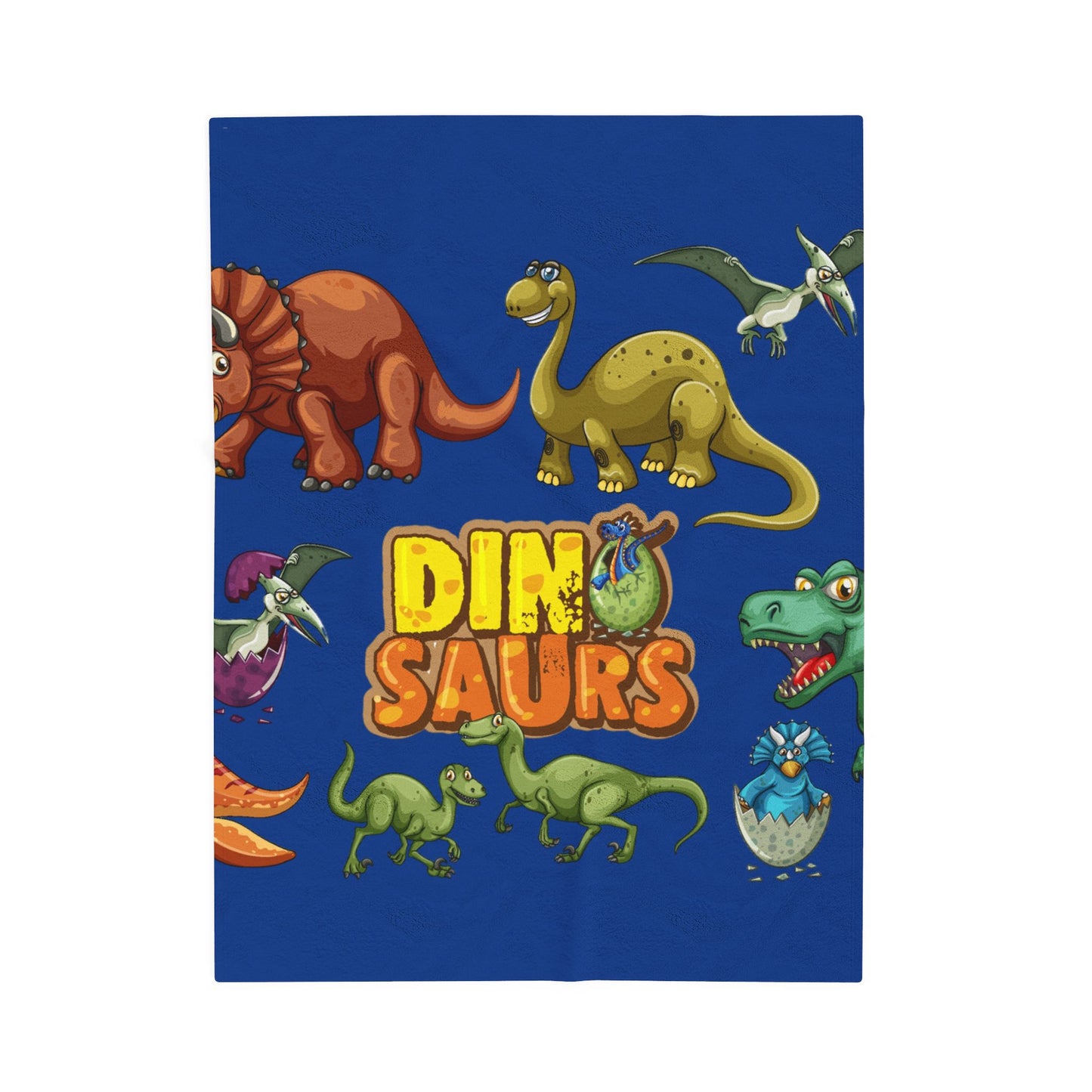 Dinosaurs Velveteen Plush Blanket