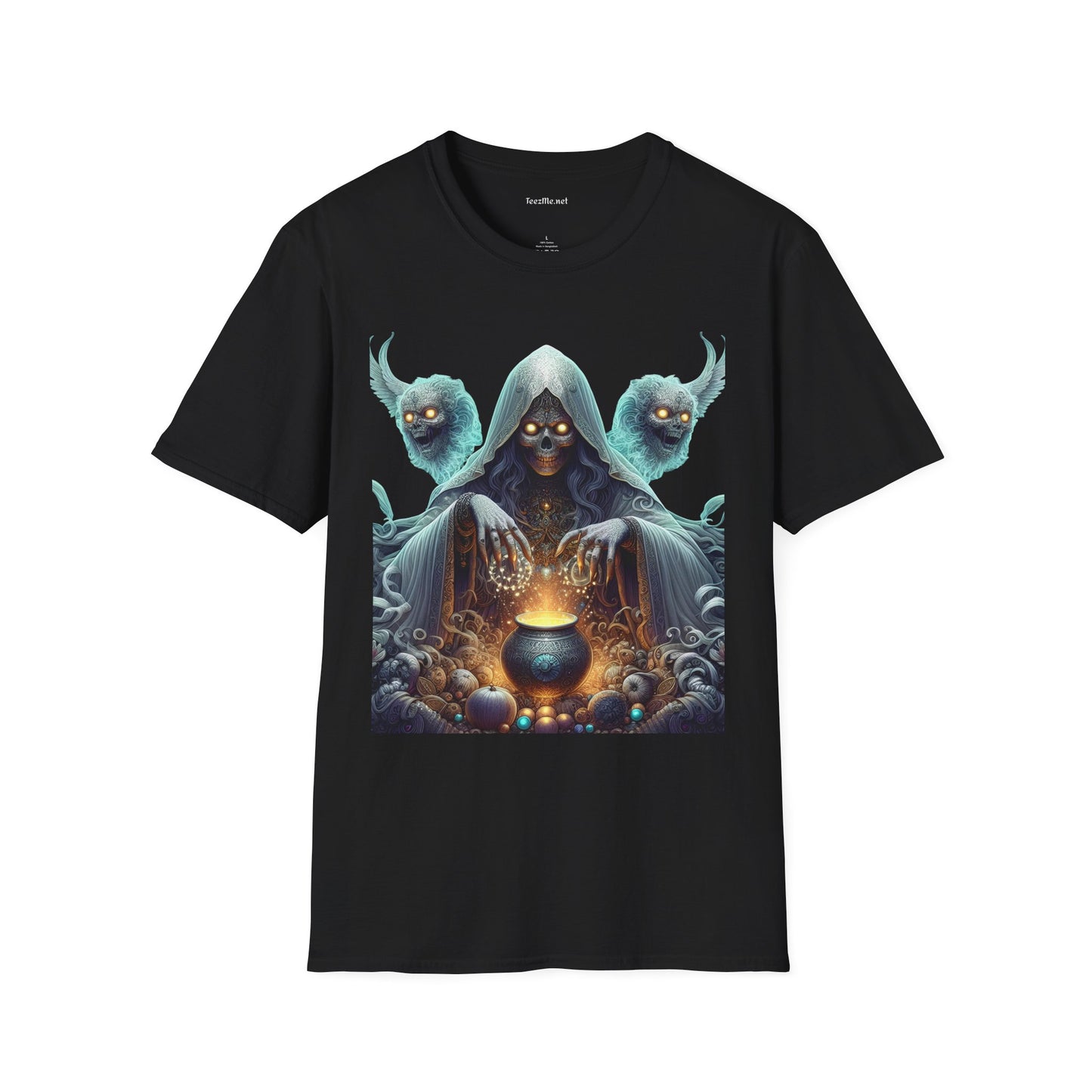 Anime Witch (4) Unisex Softstyle T-Shirt 100% Cotton Graphic
