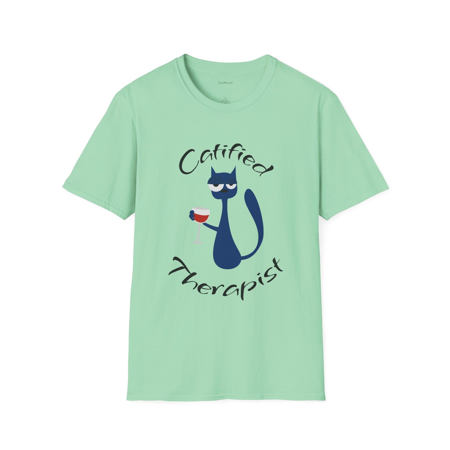 Catified Therapist - Unisex Softstyle T-Shirt 100% Cotton Graphic