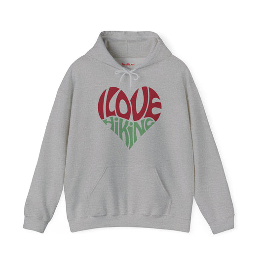 I Love Hiking Unisex Heavy Blend™ Hooded Sweatshirt