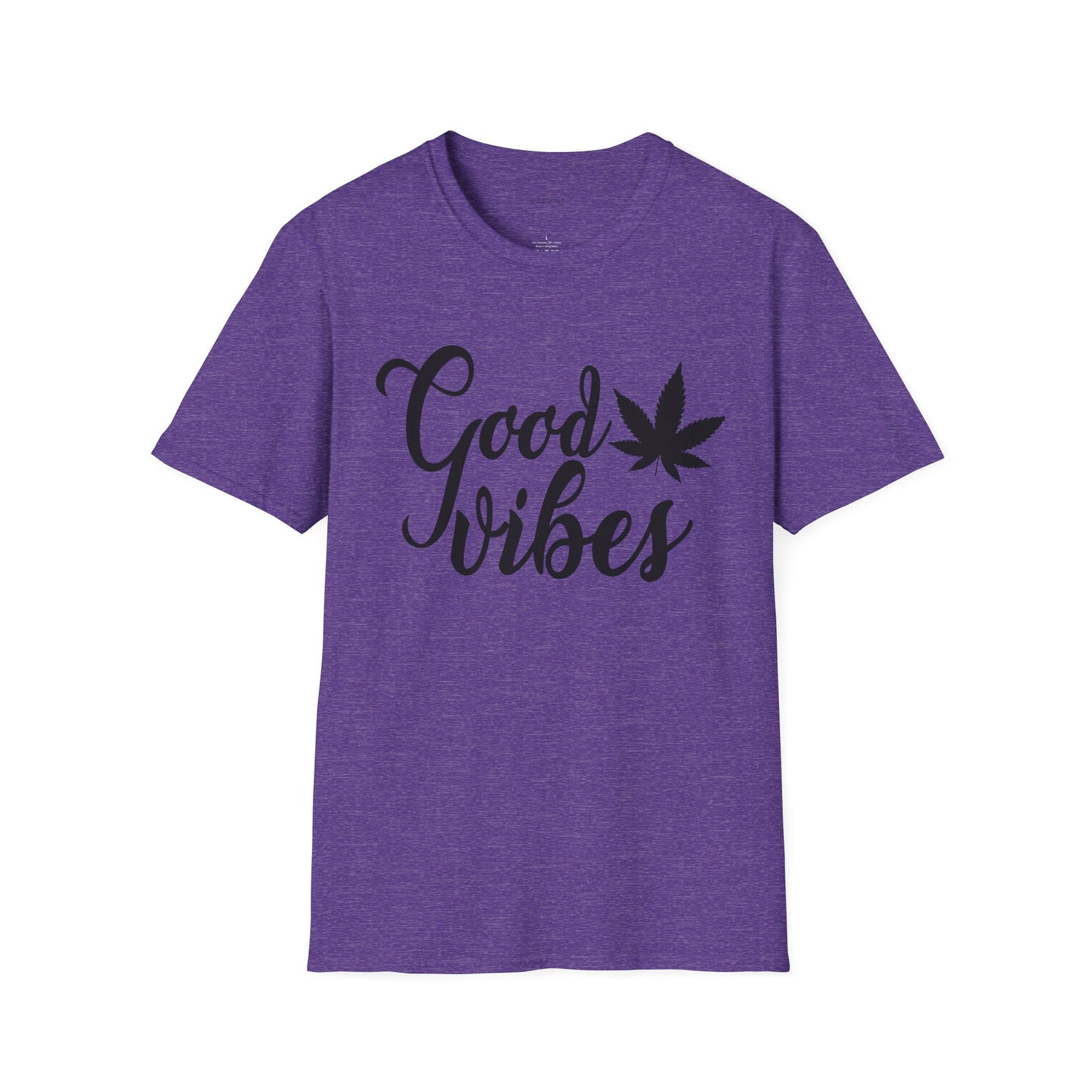 Good Vibes Weed - Unisex Softstyle T-Shirt 100% Cotton Graphic
