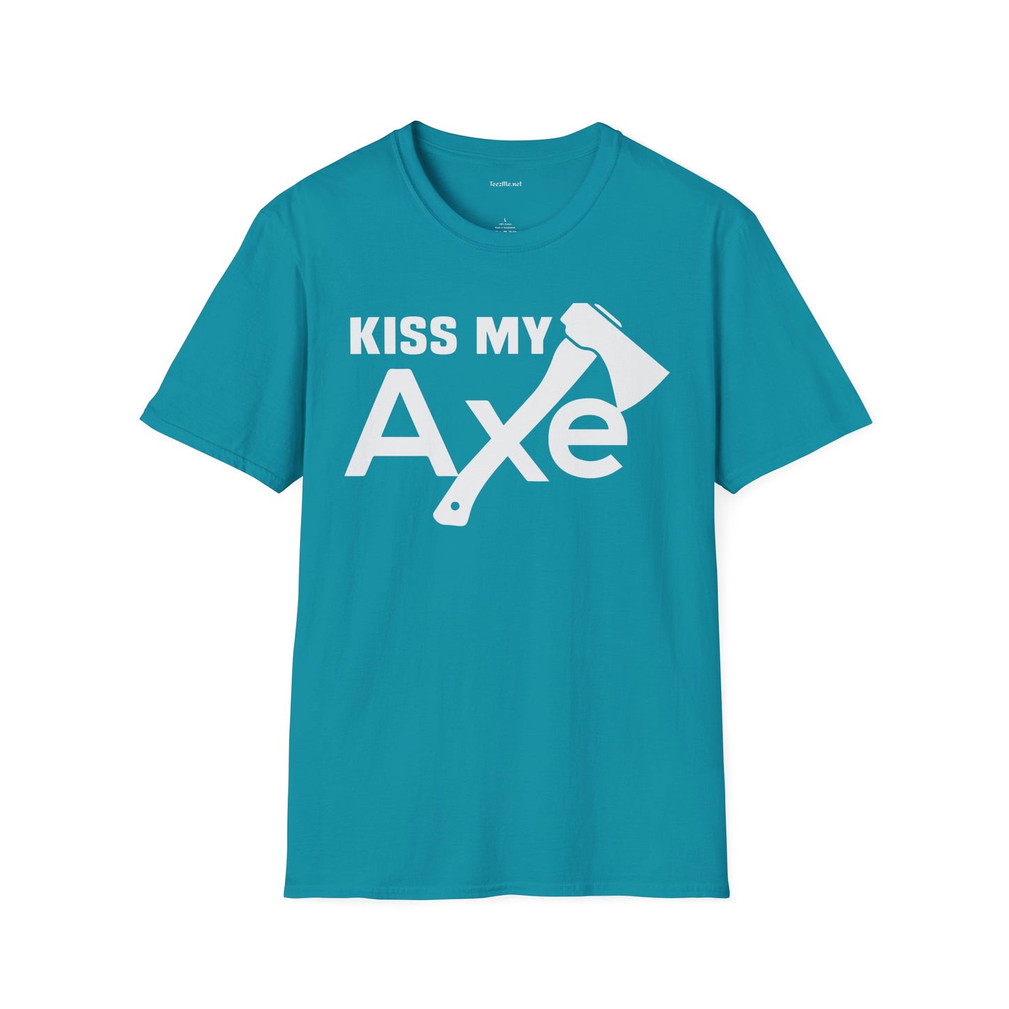 Kiss My Axe - Unisex Softstyle T-Shirt 100% Cotton Graphic