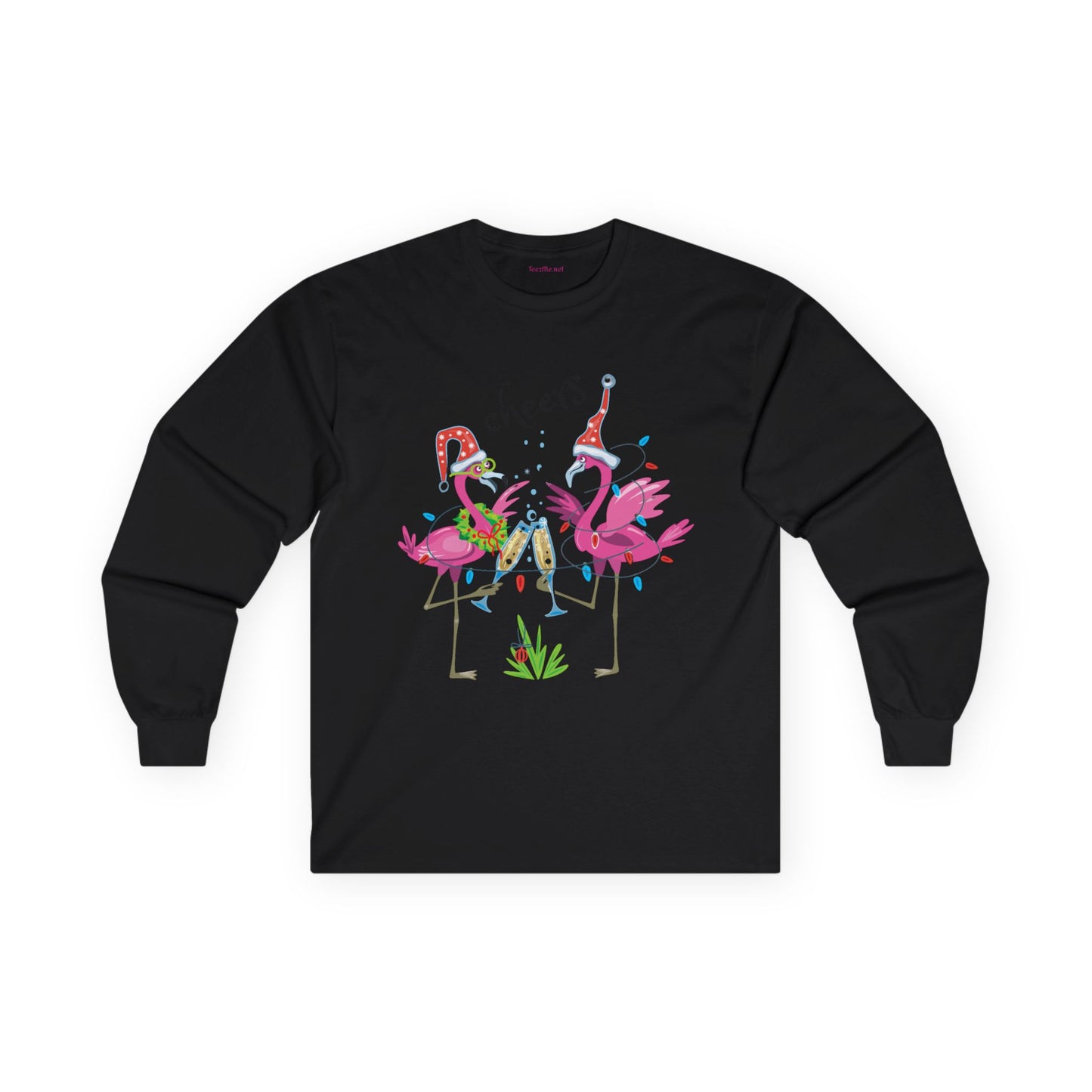Flamingo cheers - Unisex Ultra Cotton Long Sleeve Tee
