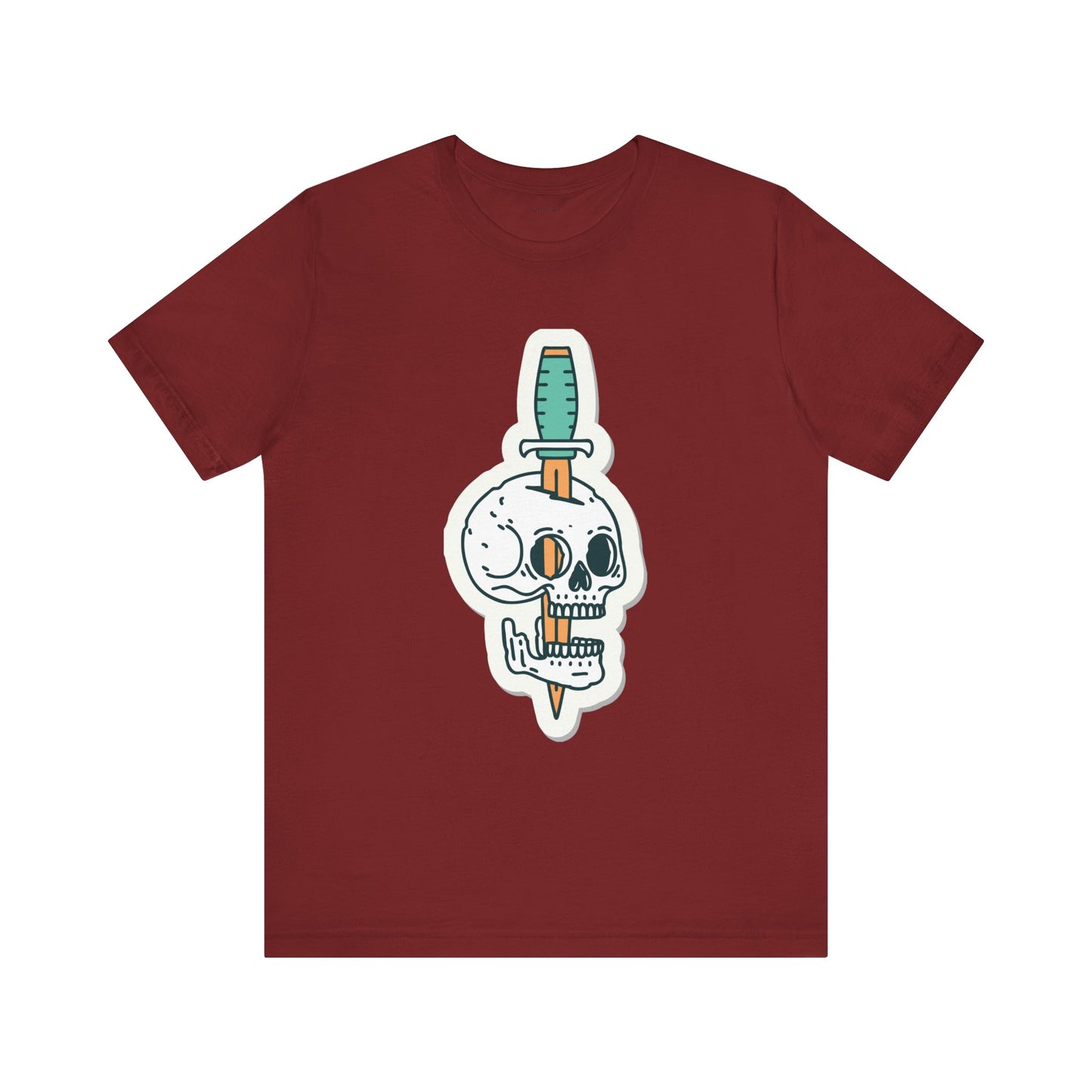 Skull dagger - Unisex Jersey Short Sleeve Tee