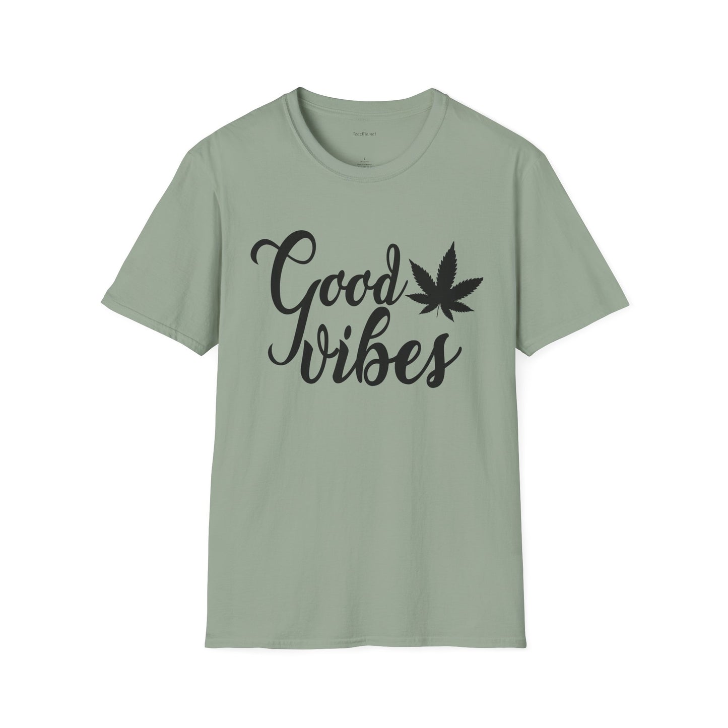 Good Vibes Weed - Unisex Softstyle T-Shirt 100% Cotton Graphic