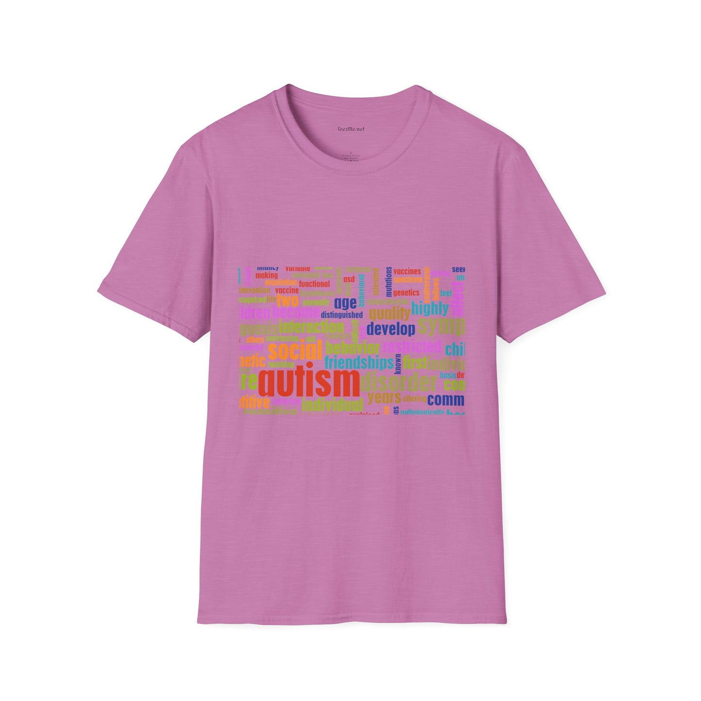 AUTISM speaks- Unisex Softstyle T-Shirt 100% Cotton Graphic