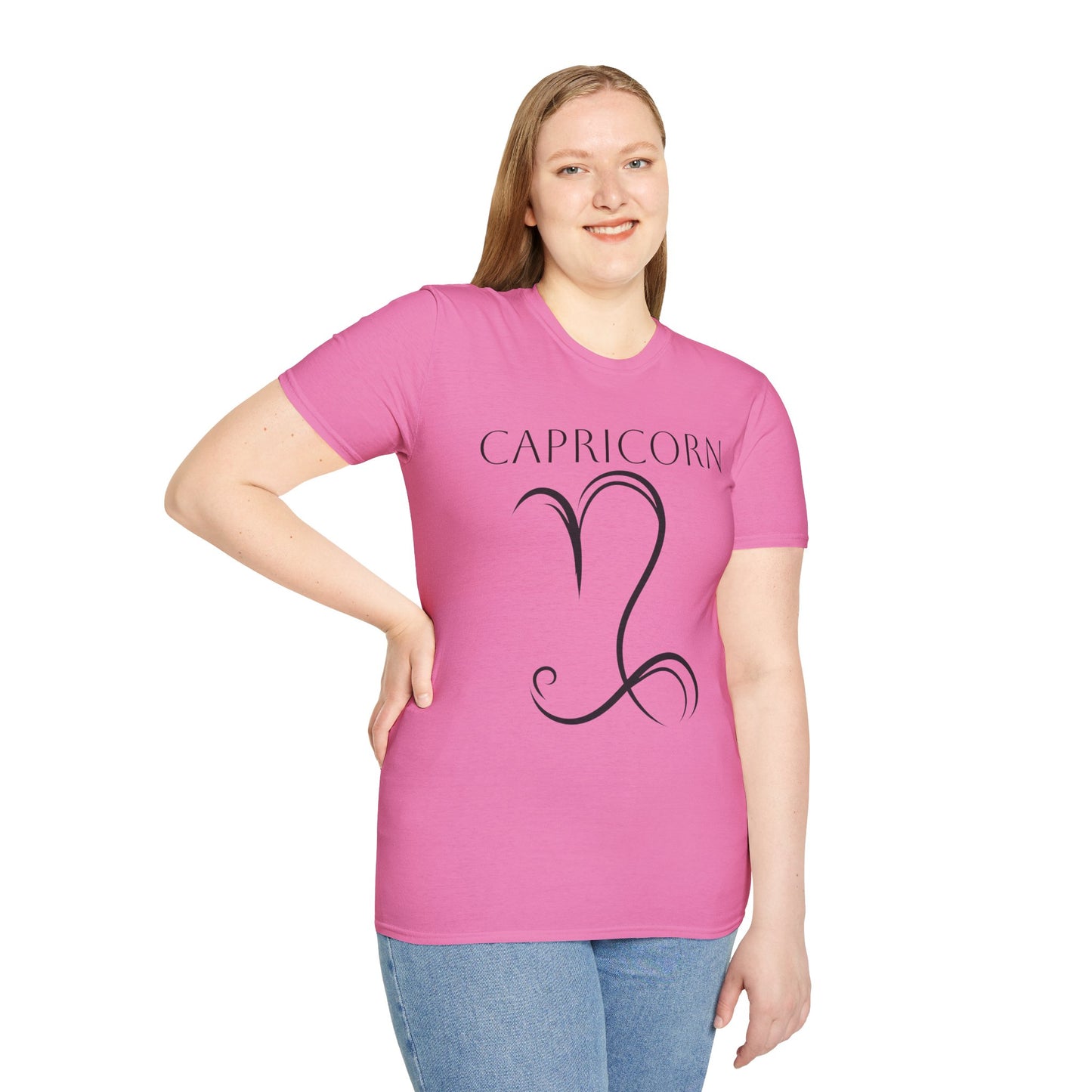 CAPRICORN - Unisex Softstyle T-Shirt 100% Cotton Graphic