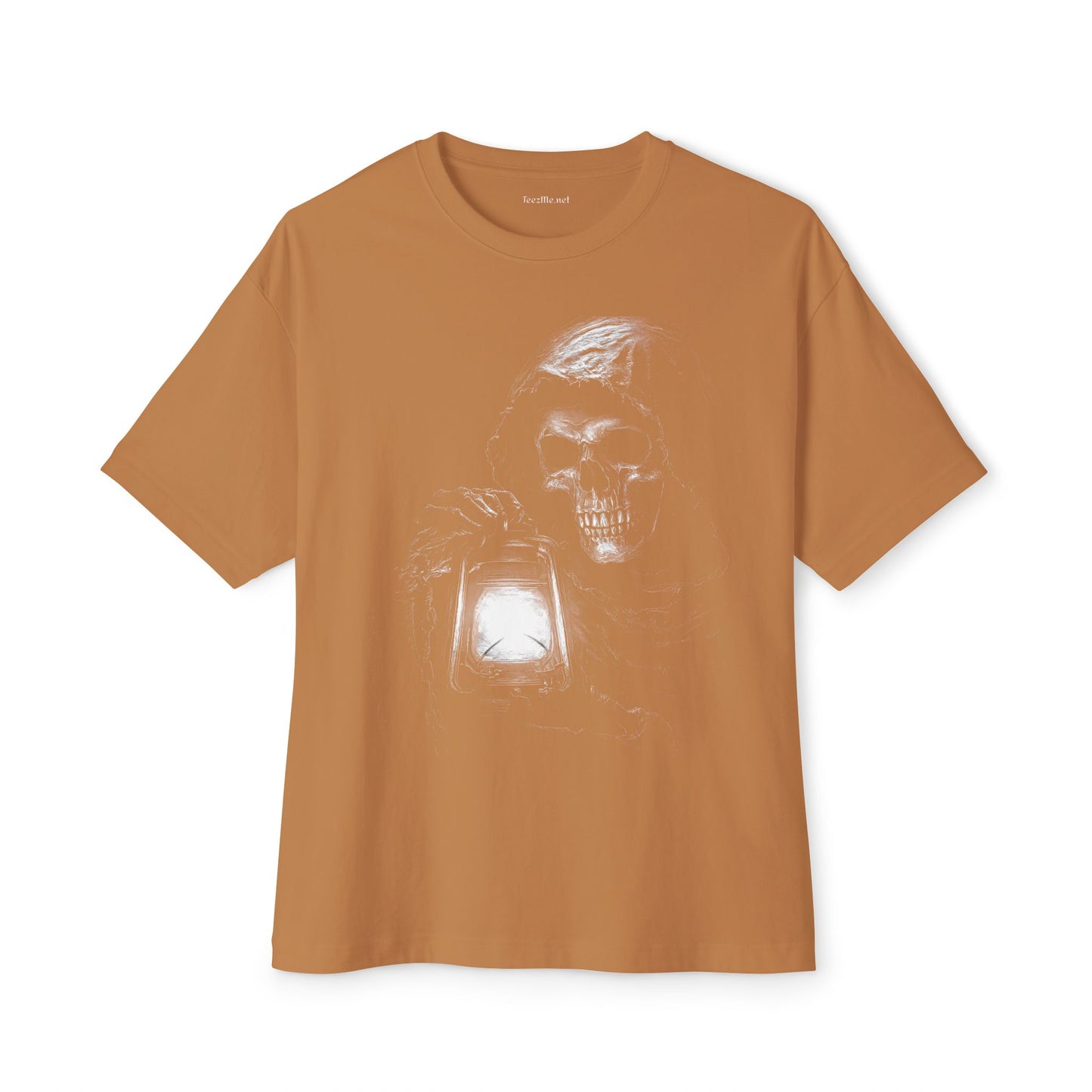 Grim Reaper Skull Unisex Oversized Boxy Tee