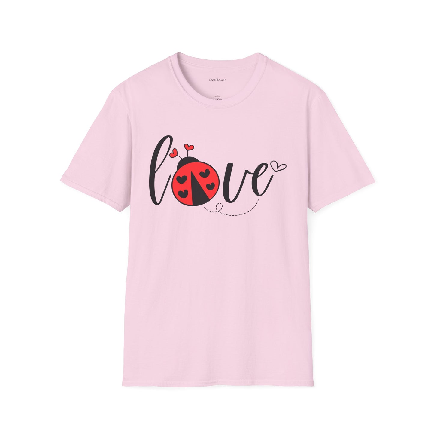 Ladybug Love Unisex Soft T-Shirt 100% Cotton Graphic