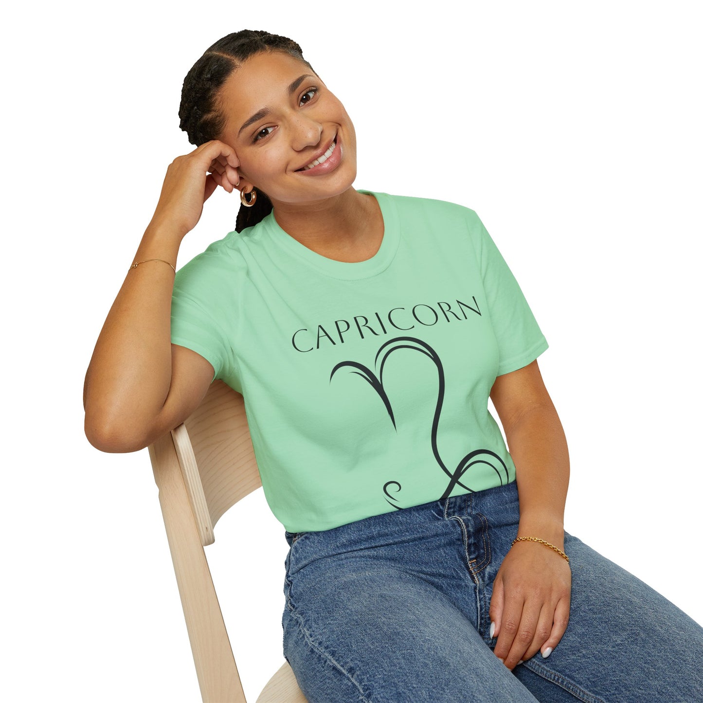 CAPRICORN - Unisex Softstyle T-Shirt 100% Cotton Graphic
