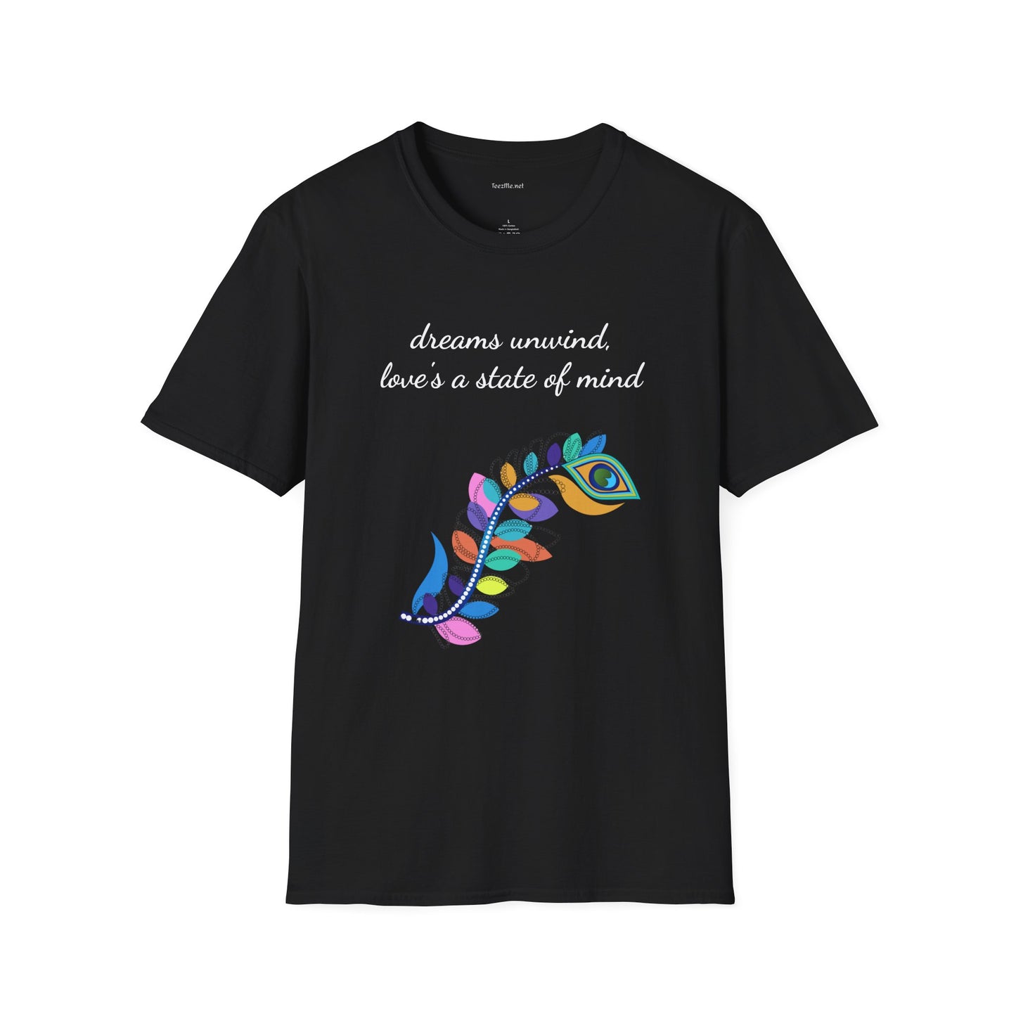Dreams unwind - Unisex Softstyle T-Shirt 100% Cotton Graphic