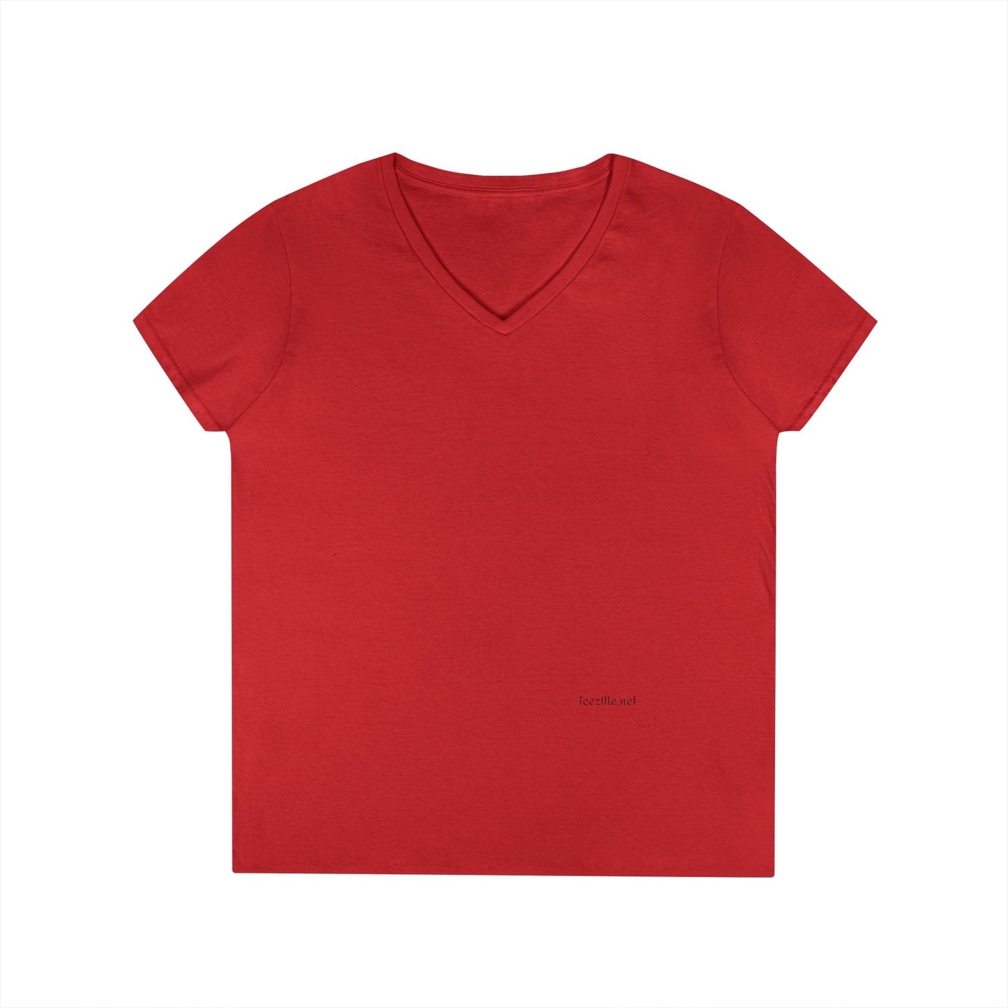 Angel Wings (back) - Ladies' V-Neck T-Shirt 100% cotton
