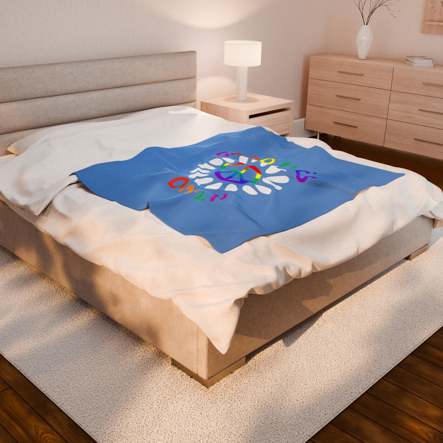 Good Vibes - Velveteen Plush Blanket
