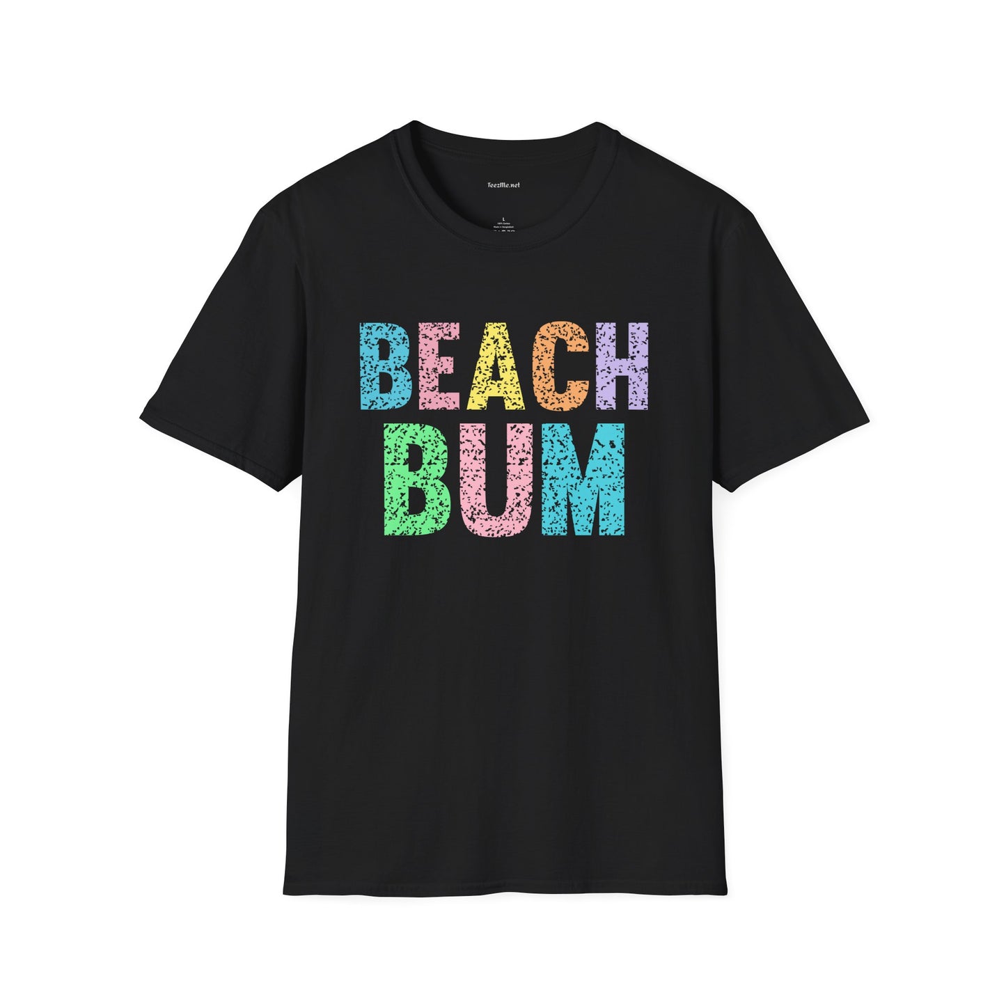Beach Bum - Unisex Softstyle T-Shirt 100% Cotton Graphic