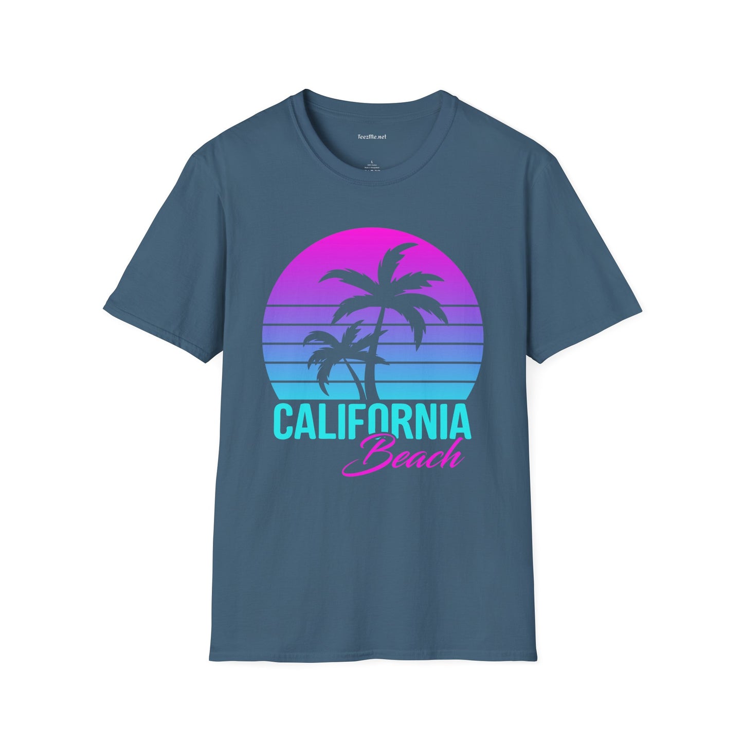 California Beach Unisex Softstyle T-Shirt 100% Cotton