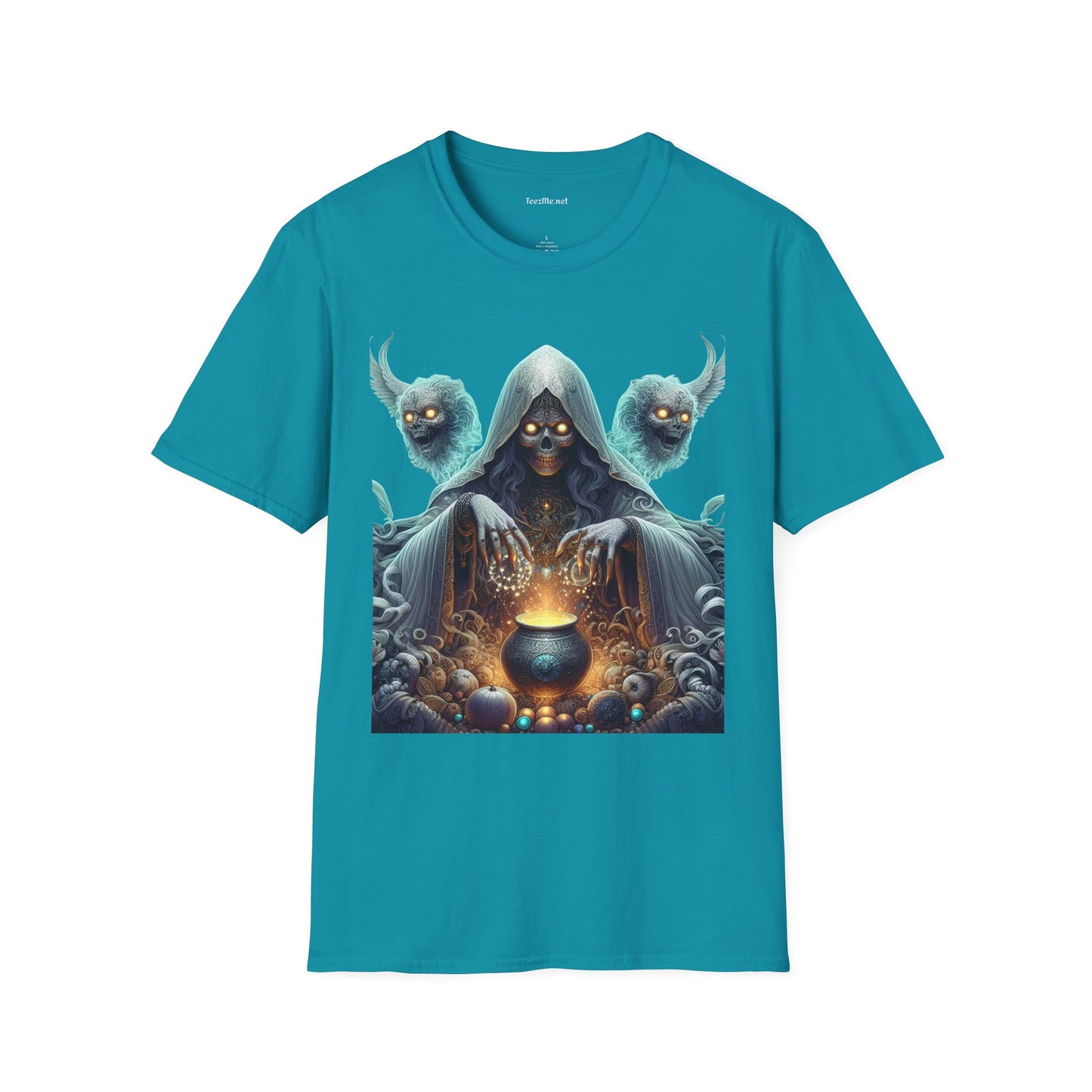 Anime Witch (4) Unisex Softstyle T-Shirt 100% Cotton Graphic