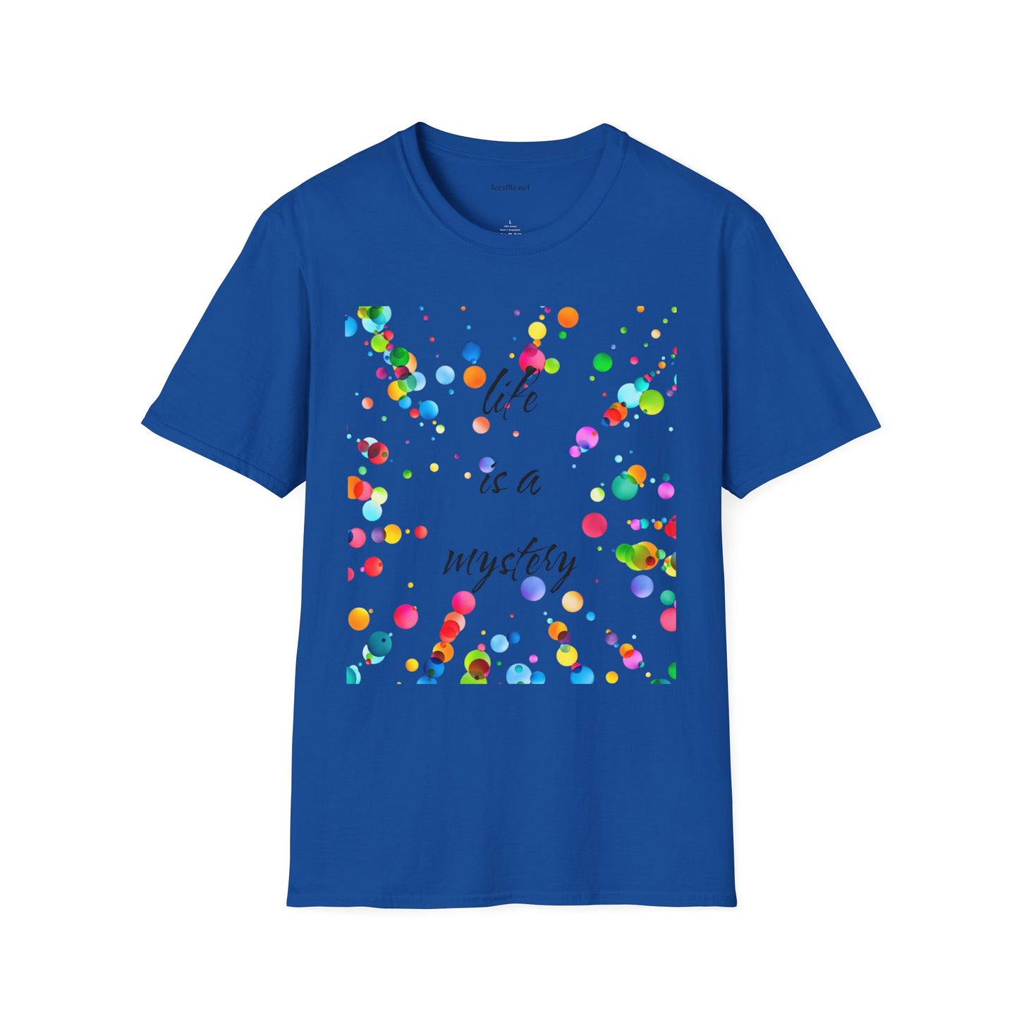Life is a mystery - Unisex Softstyle T-Shirt 100% Cotton Graphic