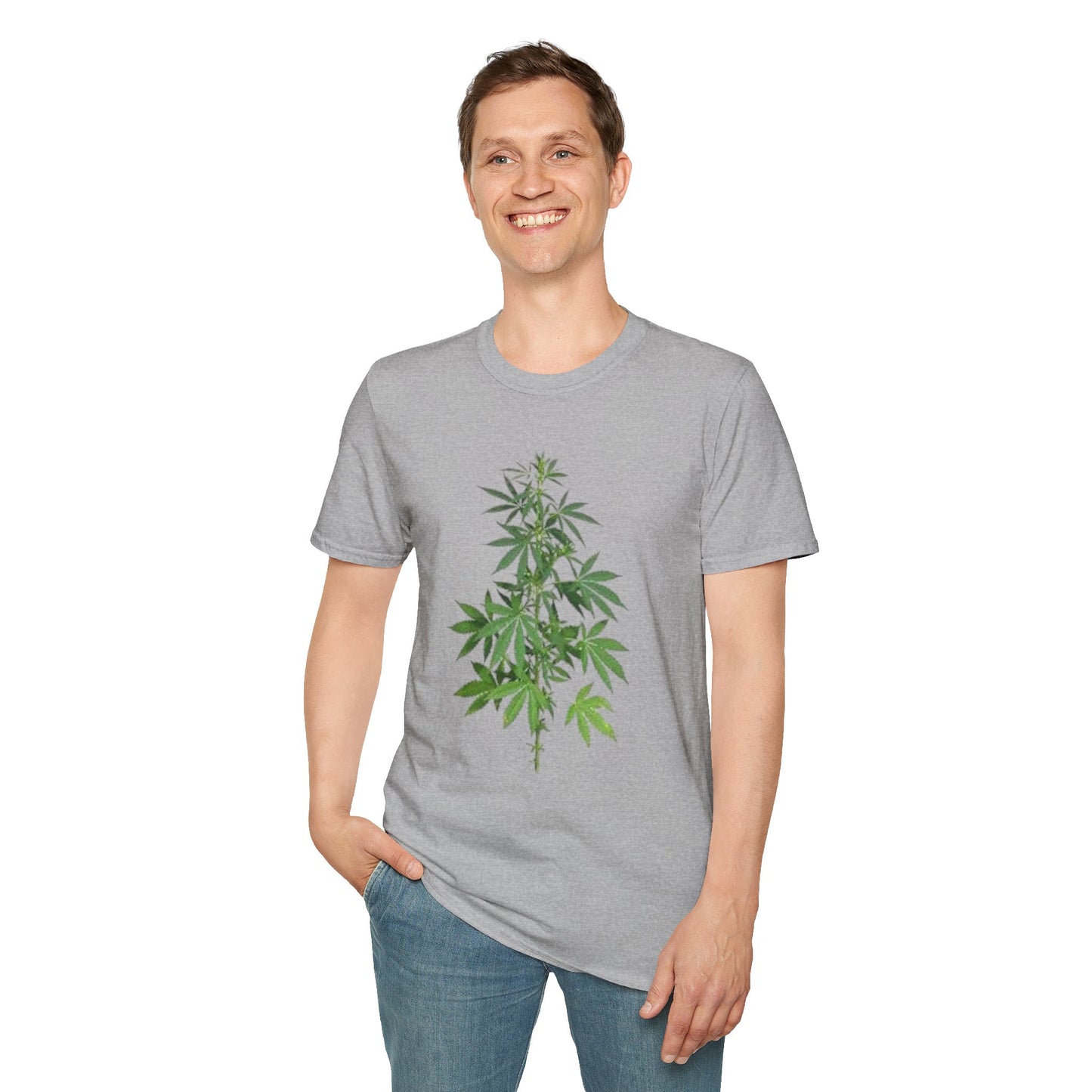 Weed Plant - nisex Softstyle T-Shirt 100% Cotton Graphic