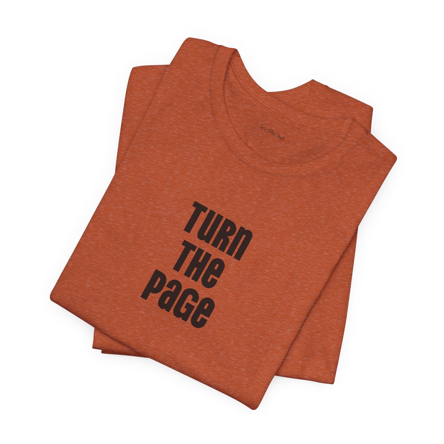Turn the Page - Unisex Jersey Short Sleeve Tee