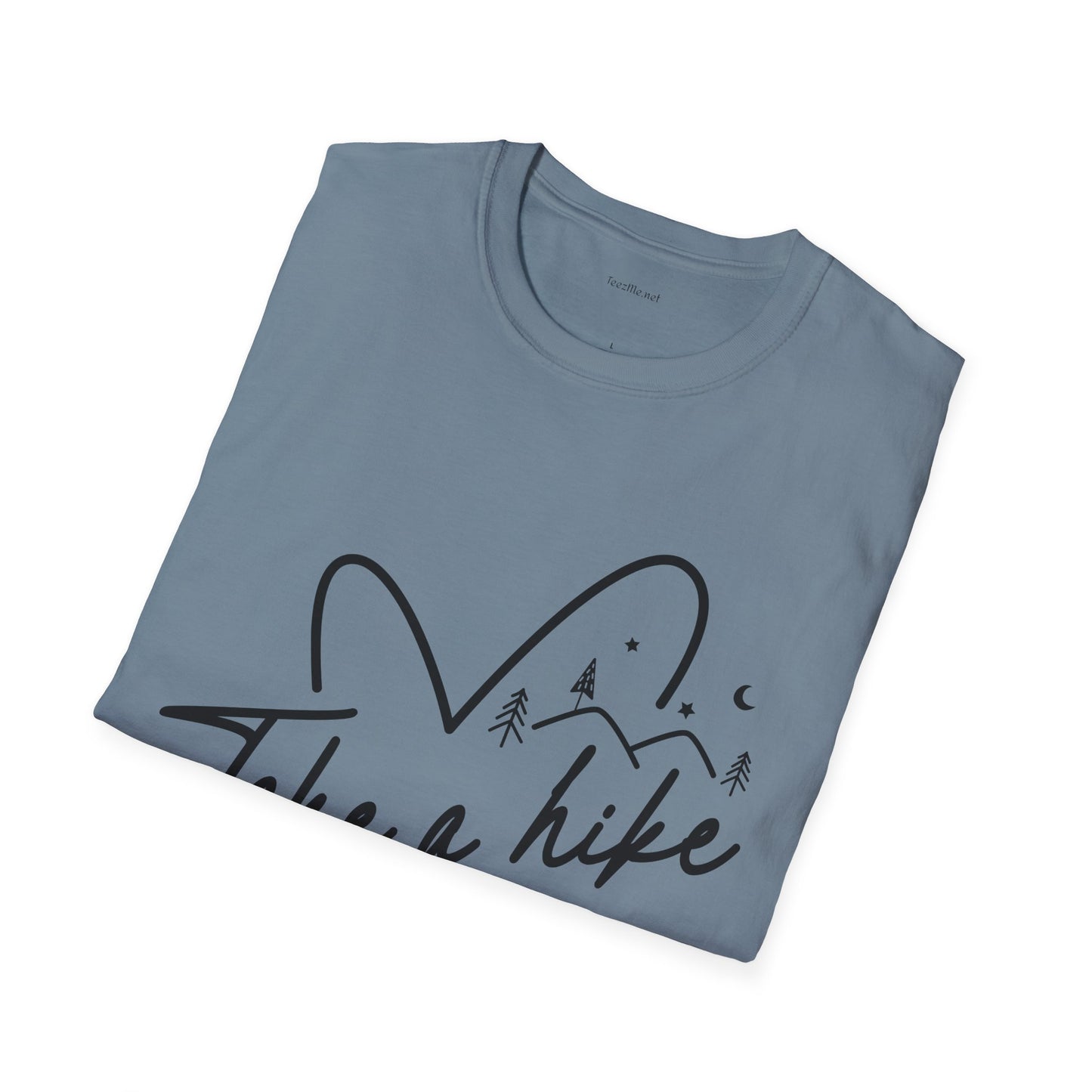 Take a Hike (black) - Unisex Softstyle T-Shirt 100% Cotton Graphic #weed #cannabis