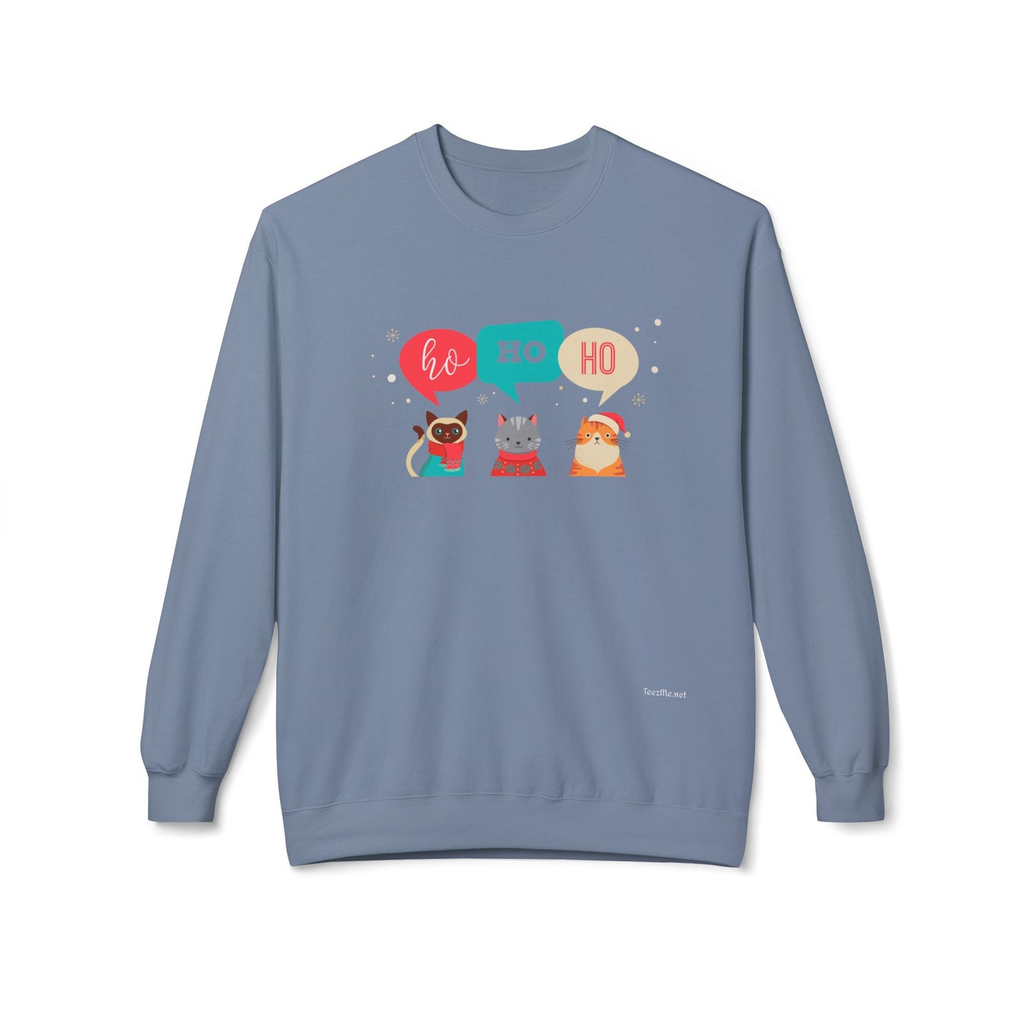 Ho Ho Ho - Unisex Midweight Softstyle Fleece Crewneck Sweatshirt