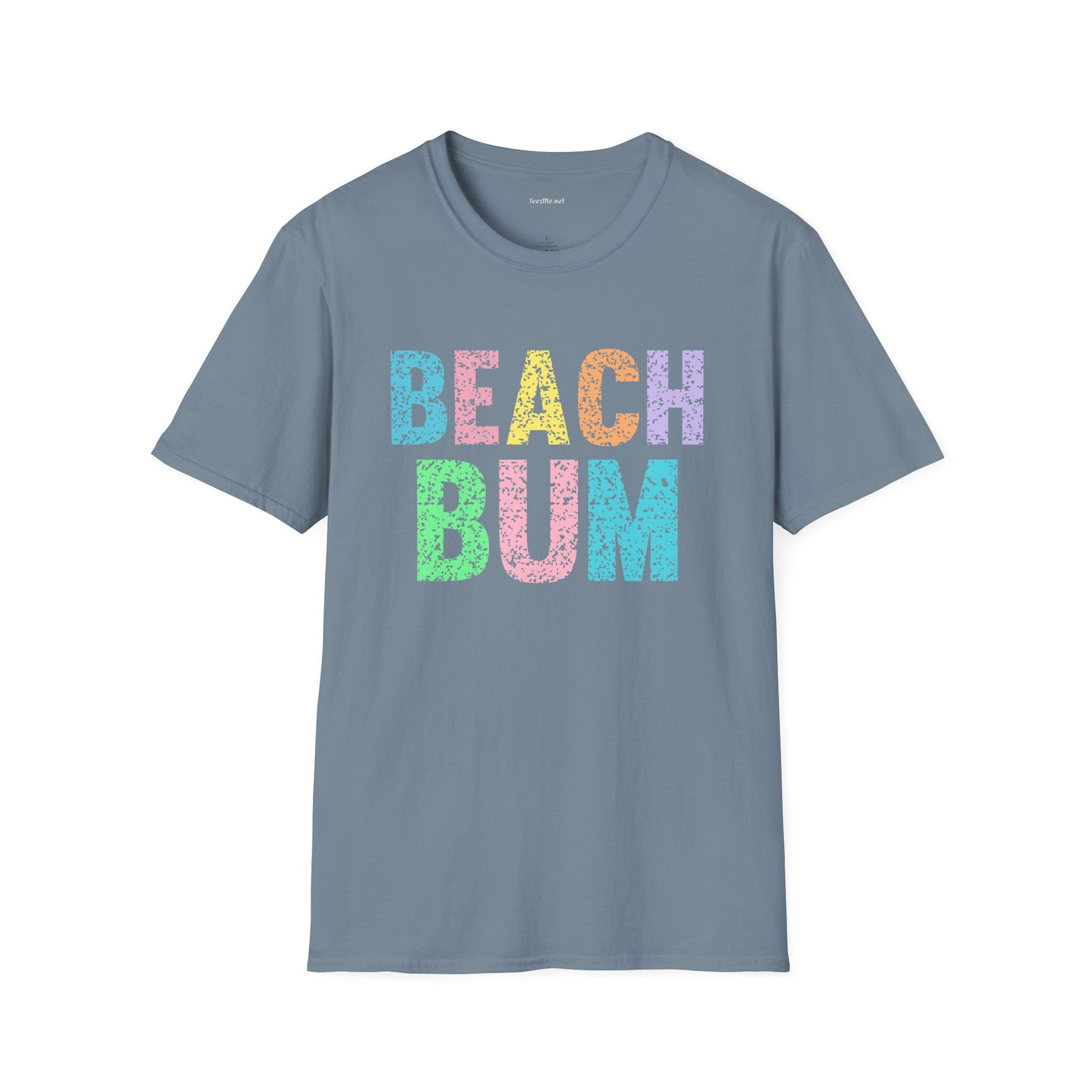 Beach Bum - Unisex Softstyle T-Shirt 100% Cotton Graphic