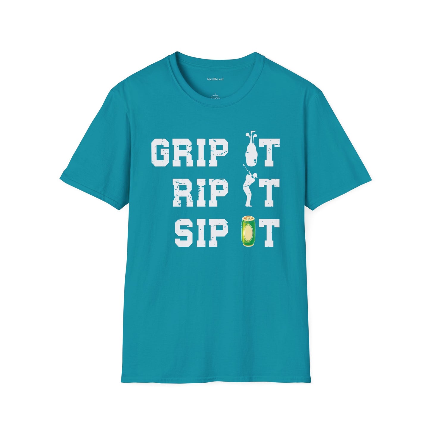 Funny Golf Unisex Softstyle T-Shirt 100% Cotton