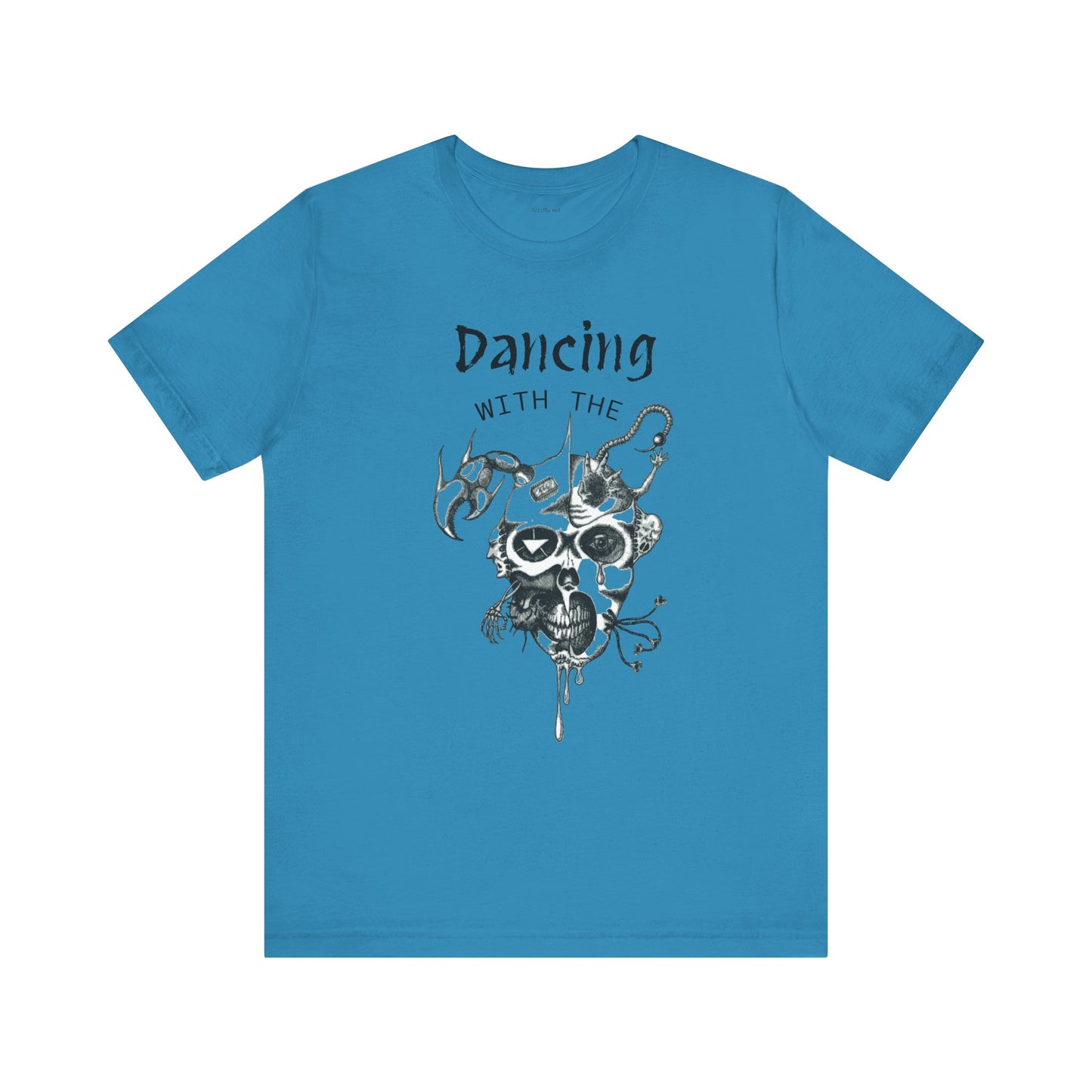 Dancing with the Devil (image) - Unisex Jersey Short Sleeve Tee