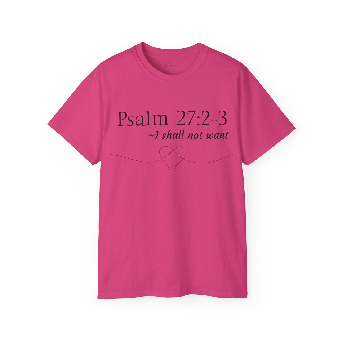 Psalm 27:2-3 - Unisex Ultra Cotton Tee