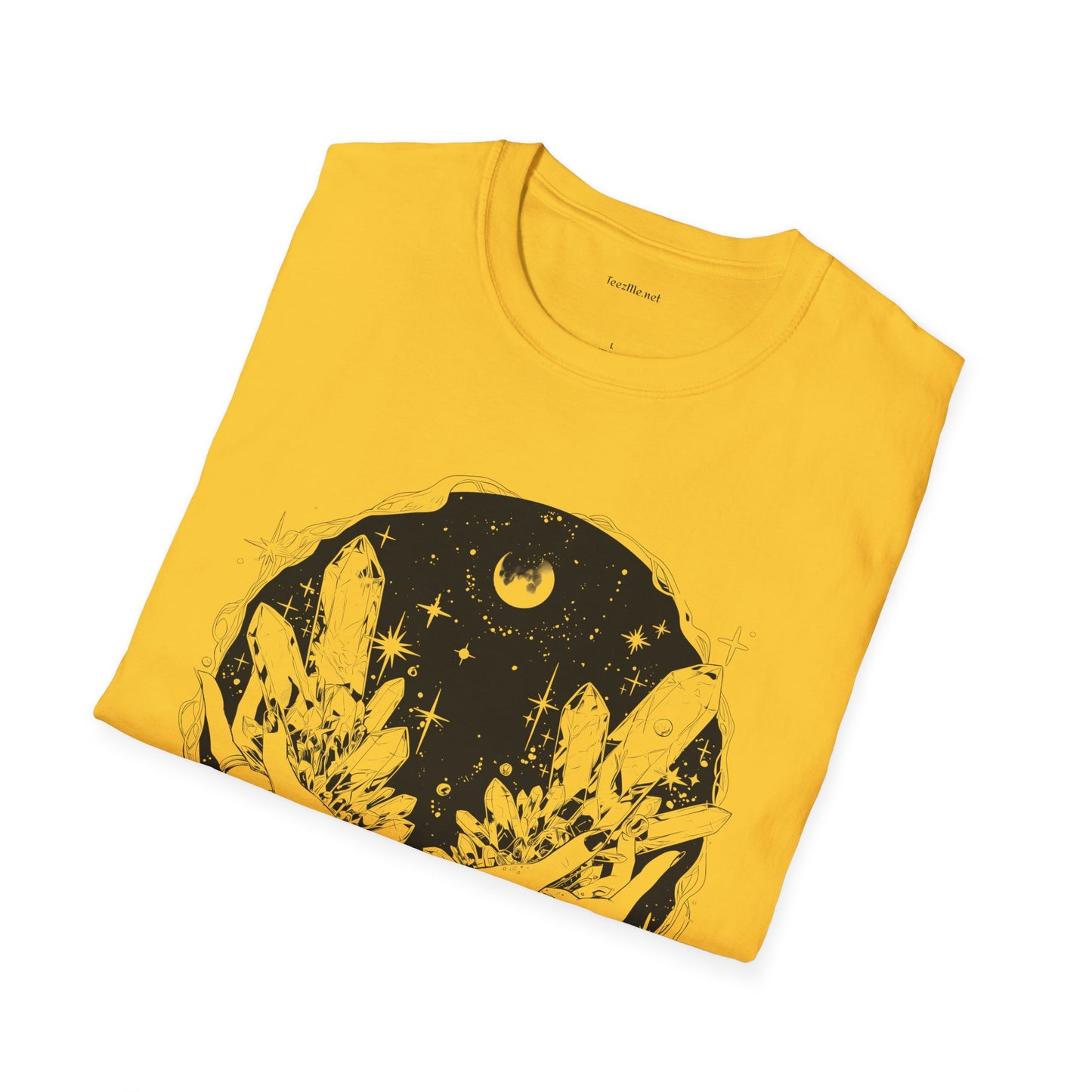 Crystal Moon Magic - Unisex Softstyle T-Shirt 100% Cotton Graphic