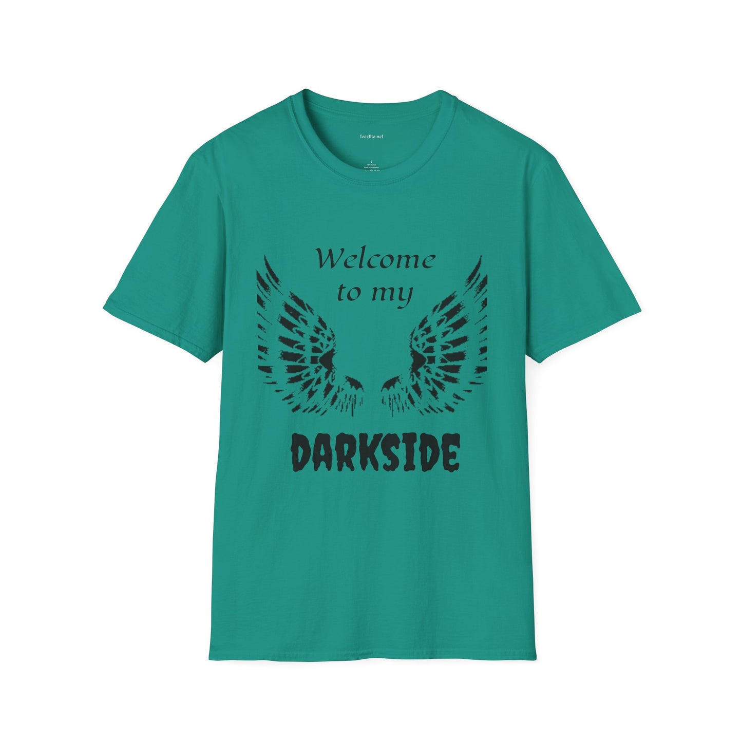 Welcome to my DARKSIDE - Unisex Softstyle T-Shirt 100% Cotton Graphic