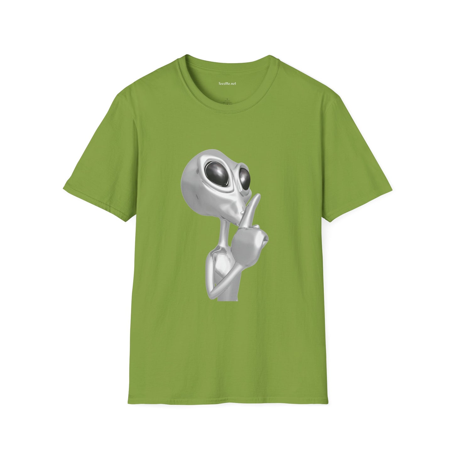 Secret Alien - Unisex Softstyle T-Shirt 100% Cotton Graphic