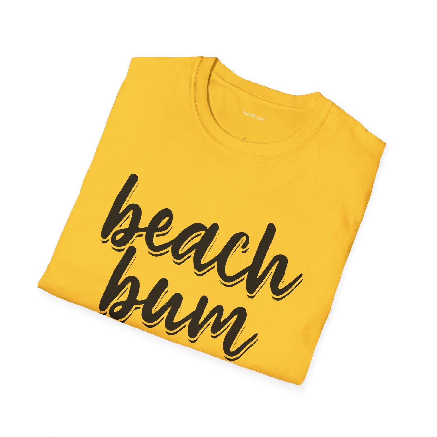 Beach Bum - Unisex Softstyle T-Shirt 100% Cotton Graphic (1)