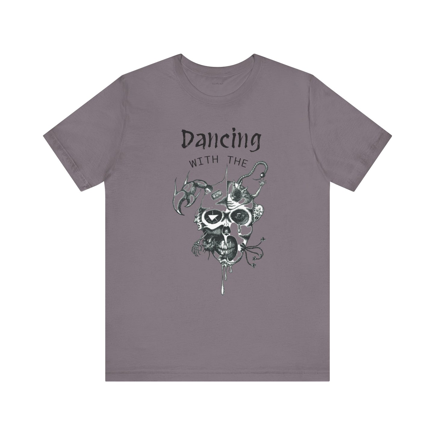 Dancing with the Devil (image) - Unisex Jersey Short Sleeve Tee