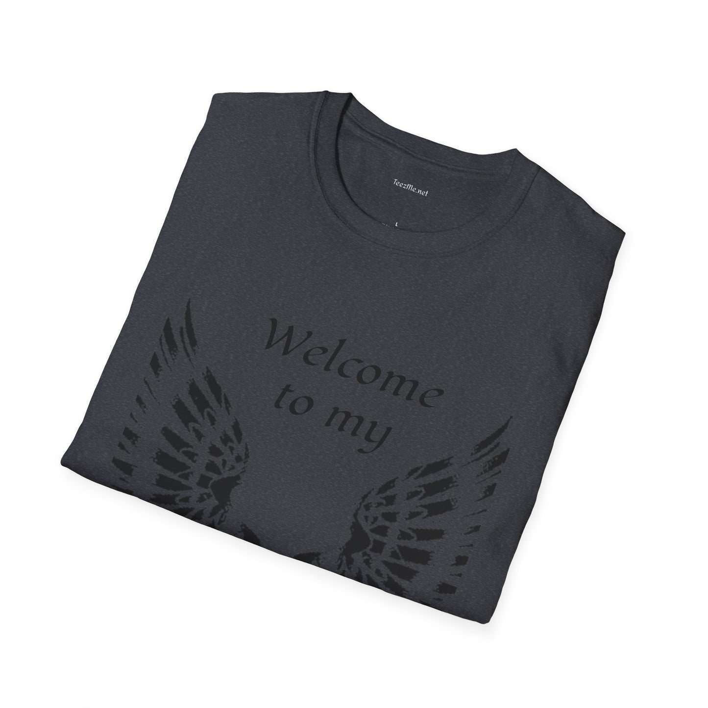 Welcome to my DARKSIDE - Unisex Softstyle T-Shirt 100% Cotton Graphic