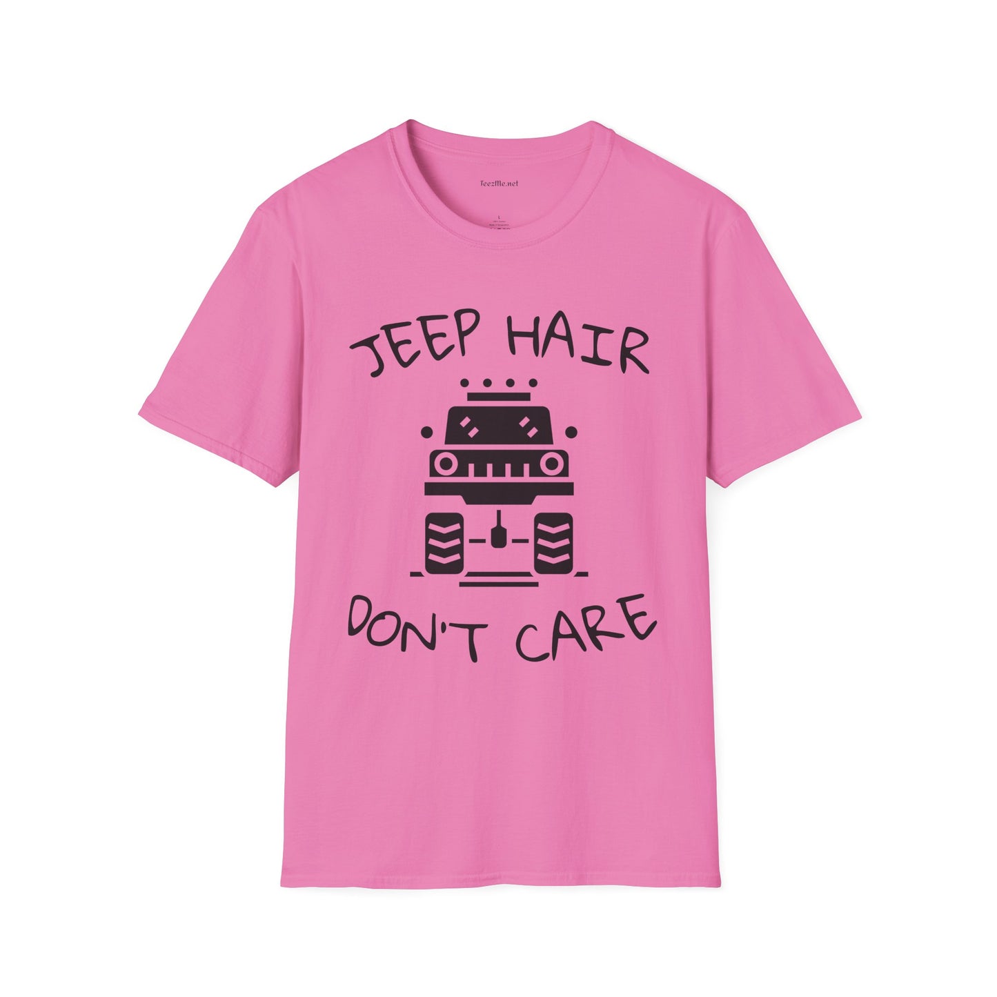 JEEP HAIR DON'T CARE - Unisex Softstyle T-Shirt 100% Cotton Graphic