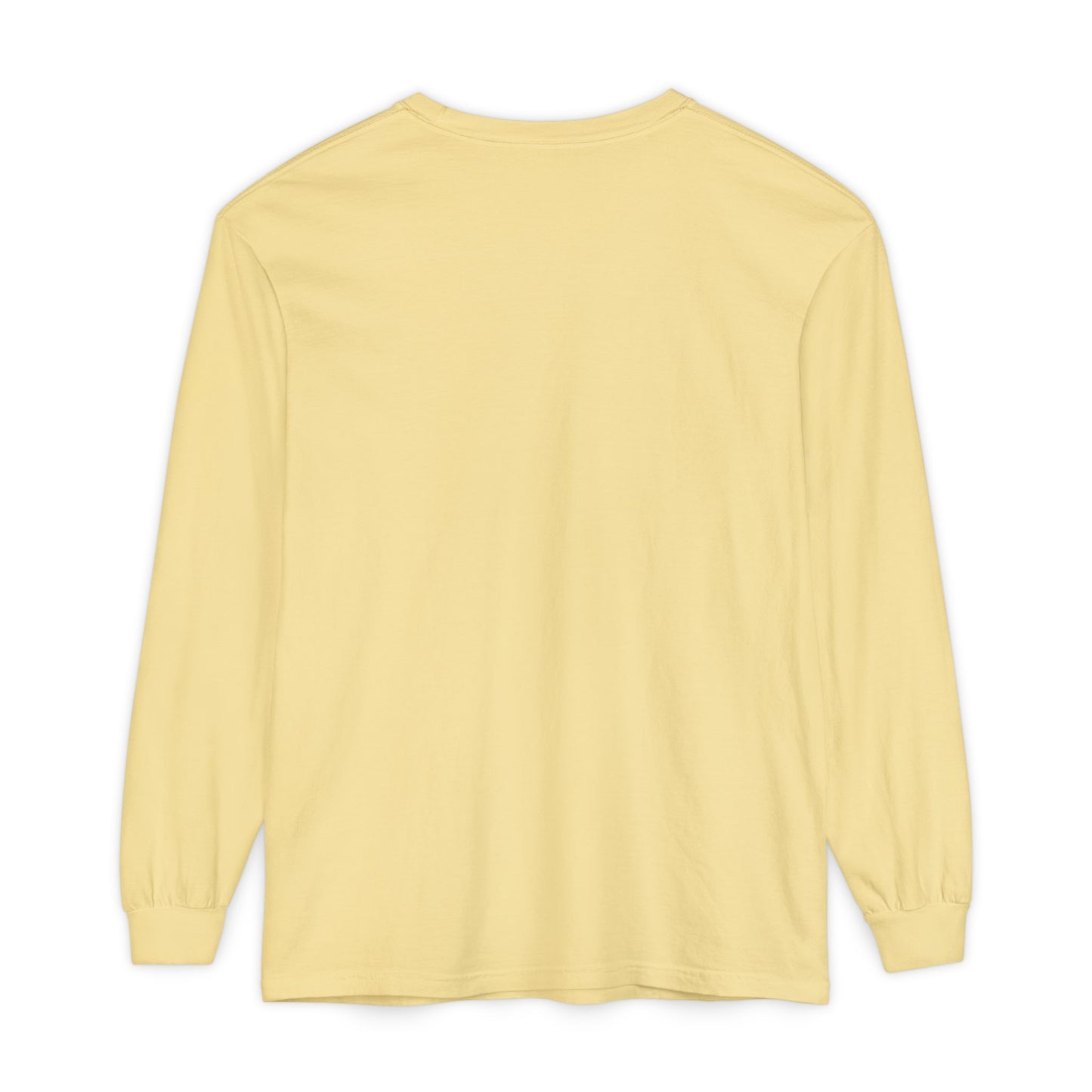 Resting Beach Face - Unisex Garment-dyed Long Sleeve T-Shirt