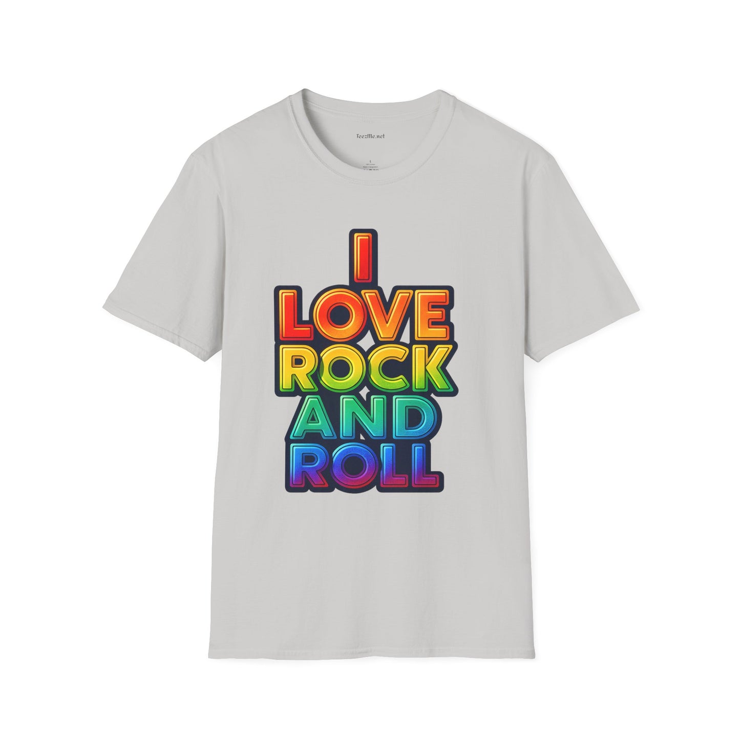 I Love Rock and Roll Unisex SoftStyle T-Shirt 100% Cotton