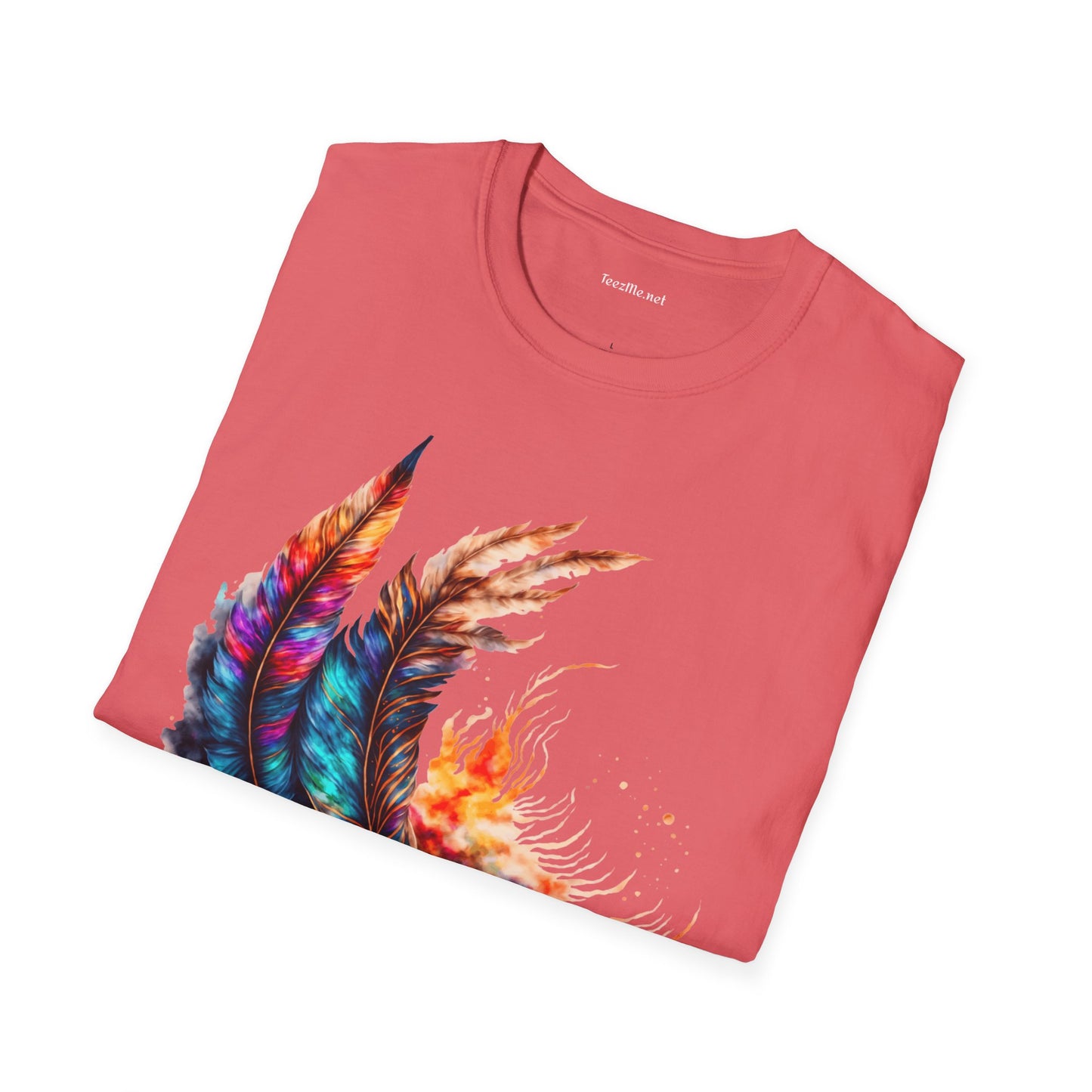 Eagle Feather (1) Unisex Softstyle T-Shirt 100% Cotton Graphic
