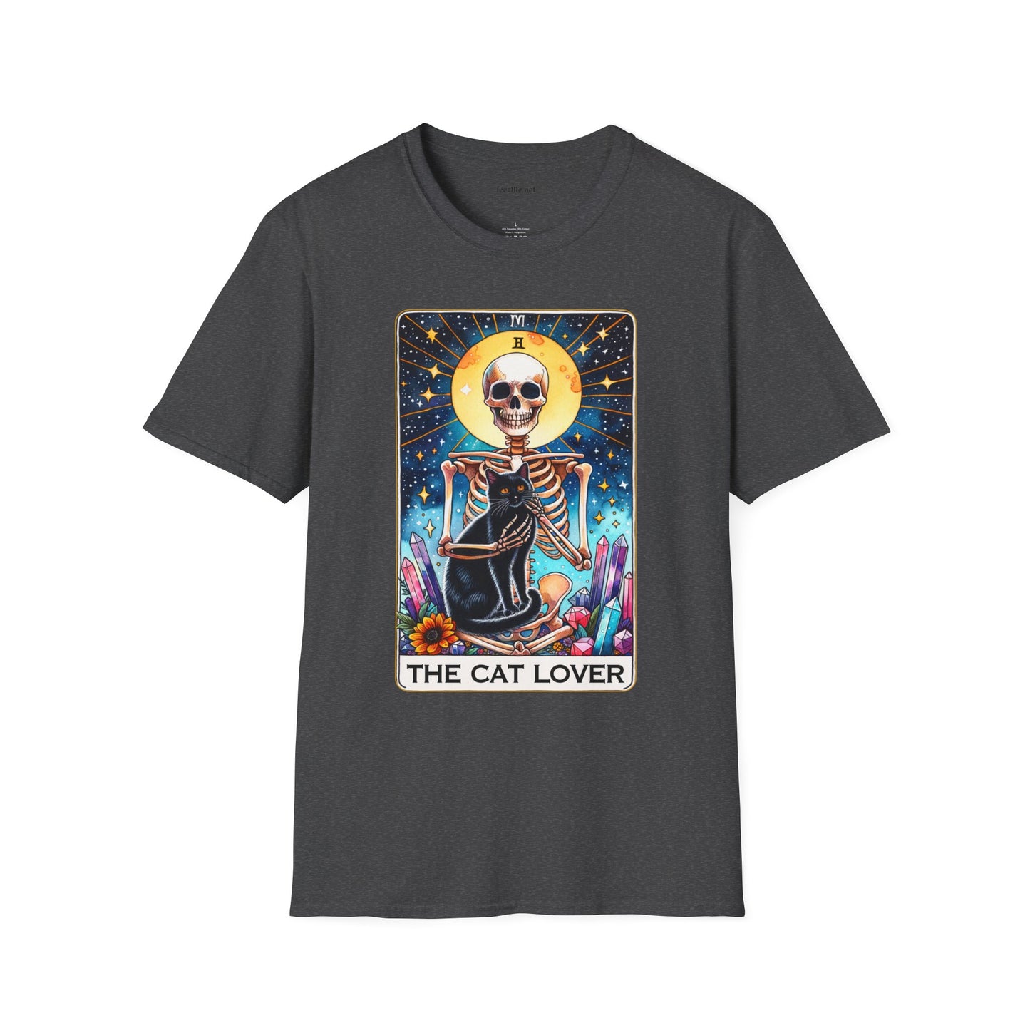 The Cat Lover Tarot Unisex Softstyle T-Shirt 100% Cotton Graphic