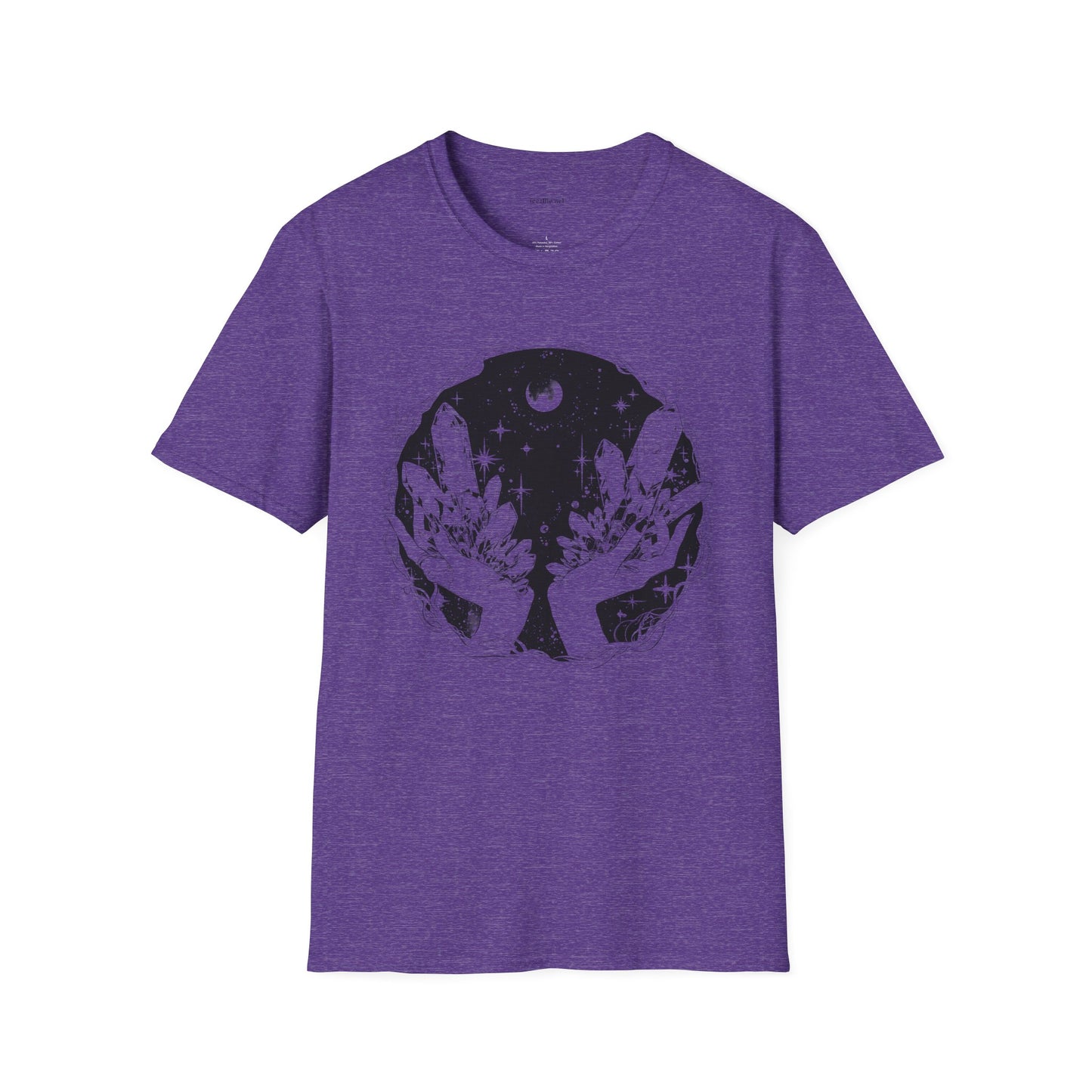 Crystal Moon Magic - Unisex Softstyle T-Shirt 100% Cotton Graphic