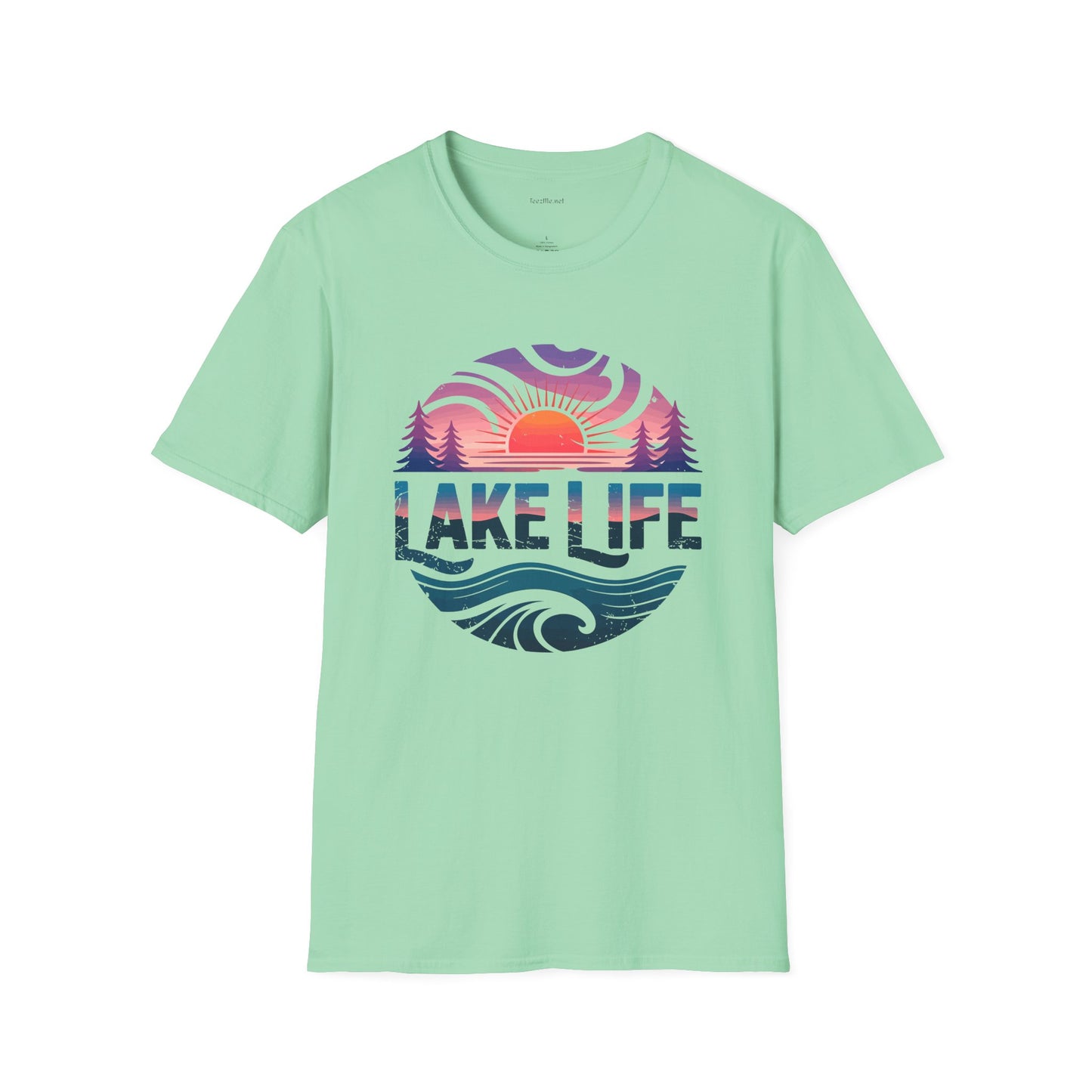 Lake Life - Unisex Softstyle T-Shirt 100% Cotton Graphic