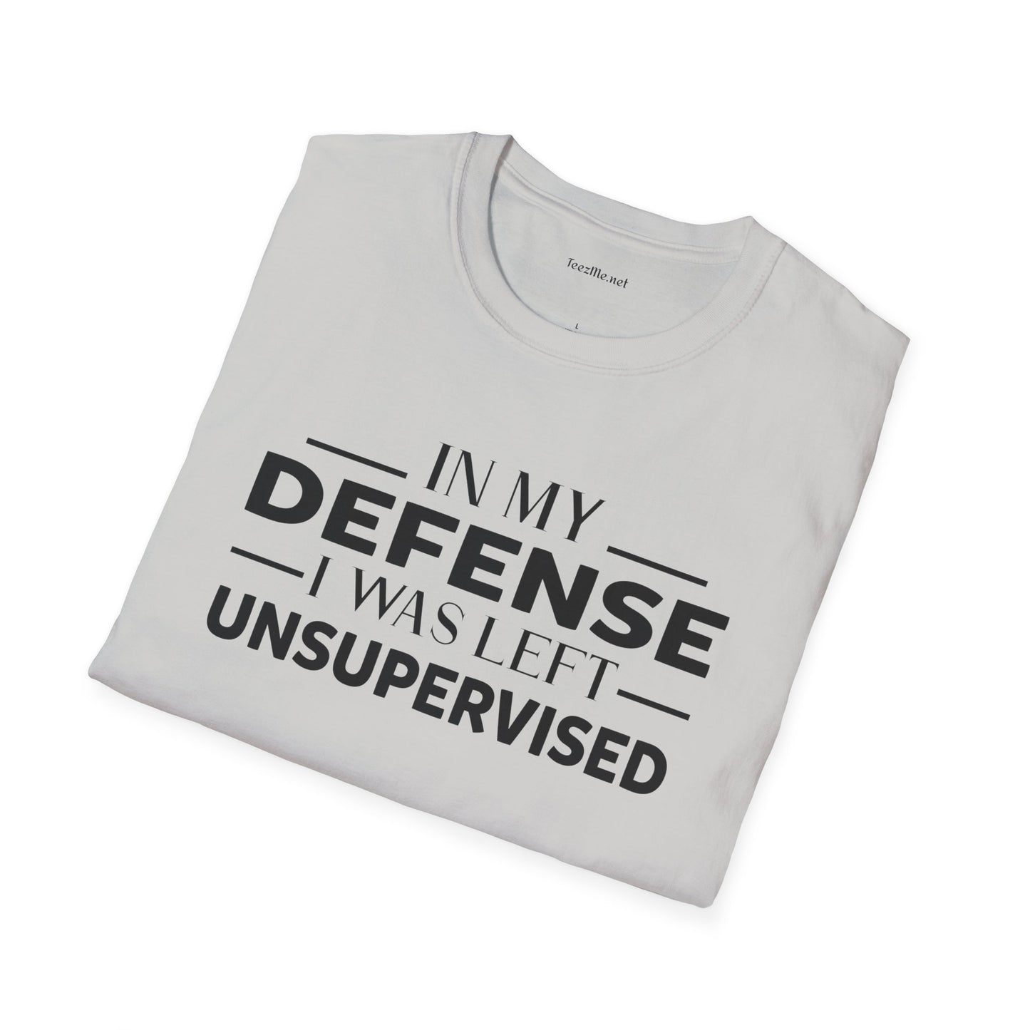 In My Defense Unisex SoftStyle T-Shirt 100% Cotton