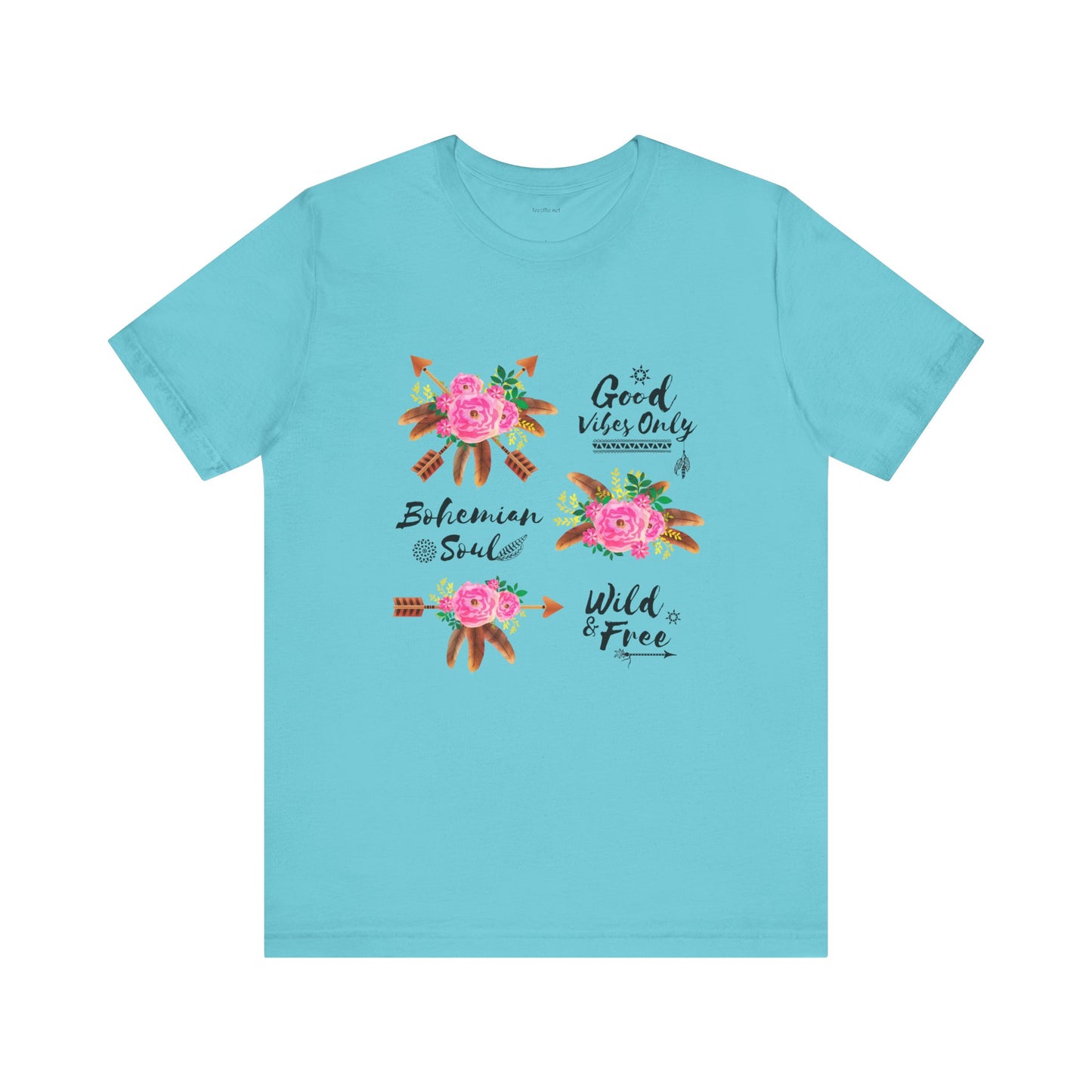 Wild & Free - Unisex Jersey Short Sleeve Tee #BOHO