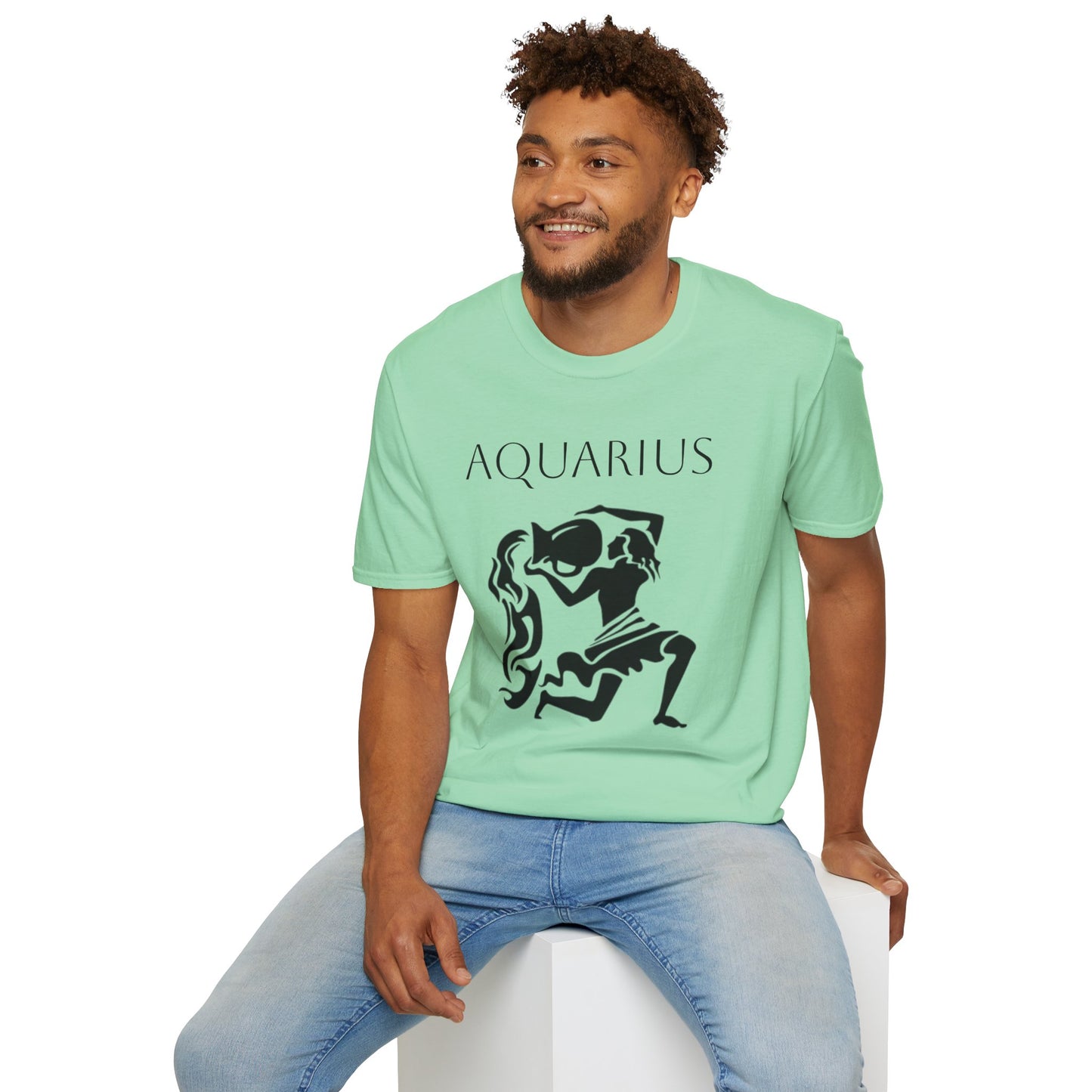AQUARIUS - Unisex Softstyle T-Shirt 100% Cotton Graphic